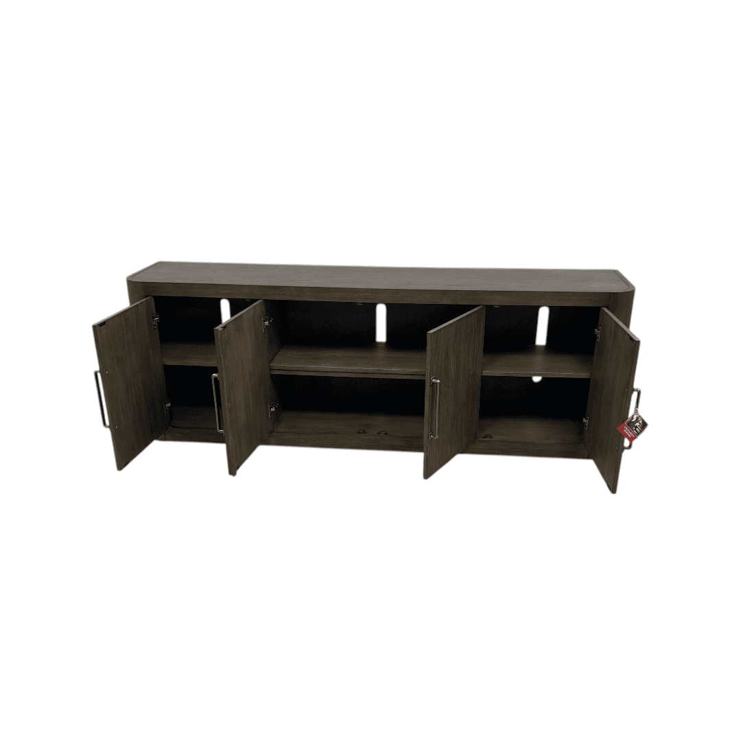 Liberty Furniture South Bend Contemporary 82 Inch TV Console with Adjustable Shelves - Thumbnail 10