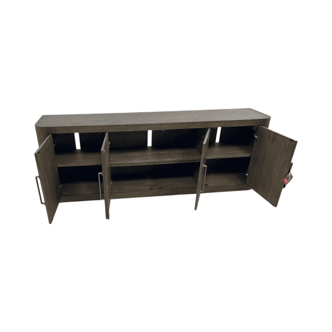 Liberty Furniture South Bend Contemporary 82 Inch TV Console with Adjustable Shelves - Thumbnail 14