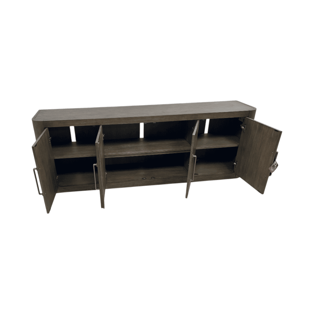 Liberty Furniture South Bend Contemporary 82 Inch TV Console with Adjustable Shelves - Thumbnail 13