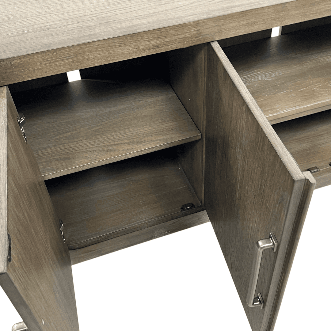 Liberty Furniture South Bend Contemporary 82 Inch TV Console with Adjustable Shelves - Thumbnail 20