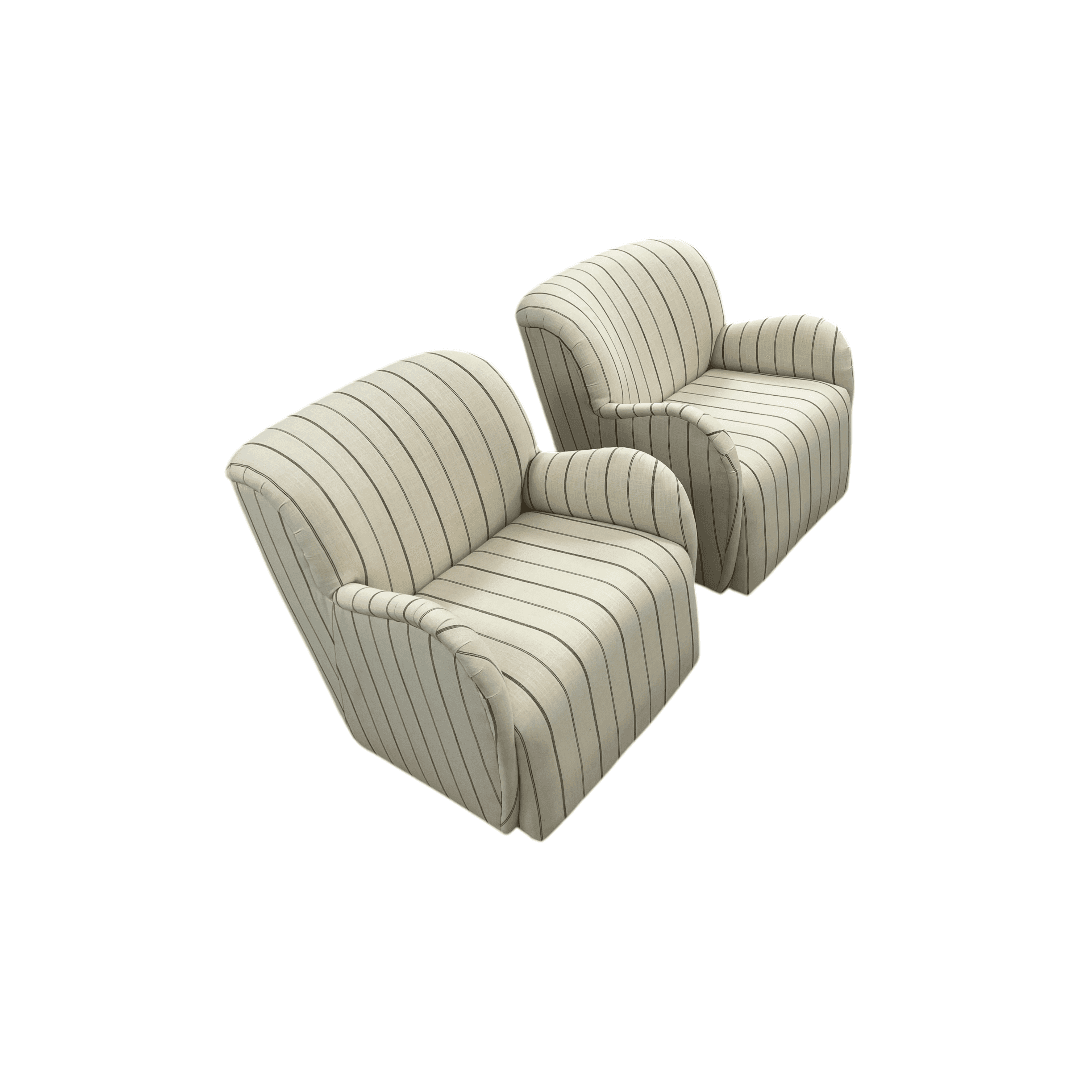 Lulu and Georgia Baird Swivel Chair Set of 2 - Thumbnail 5