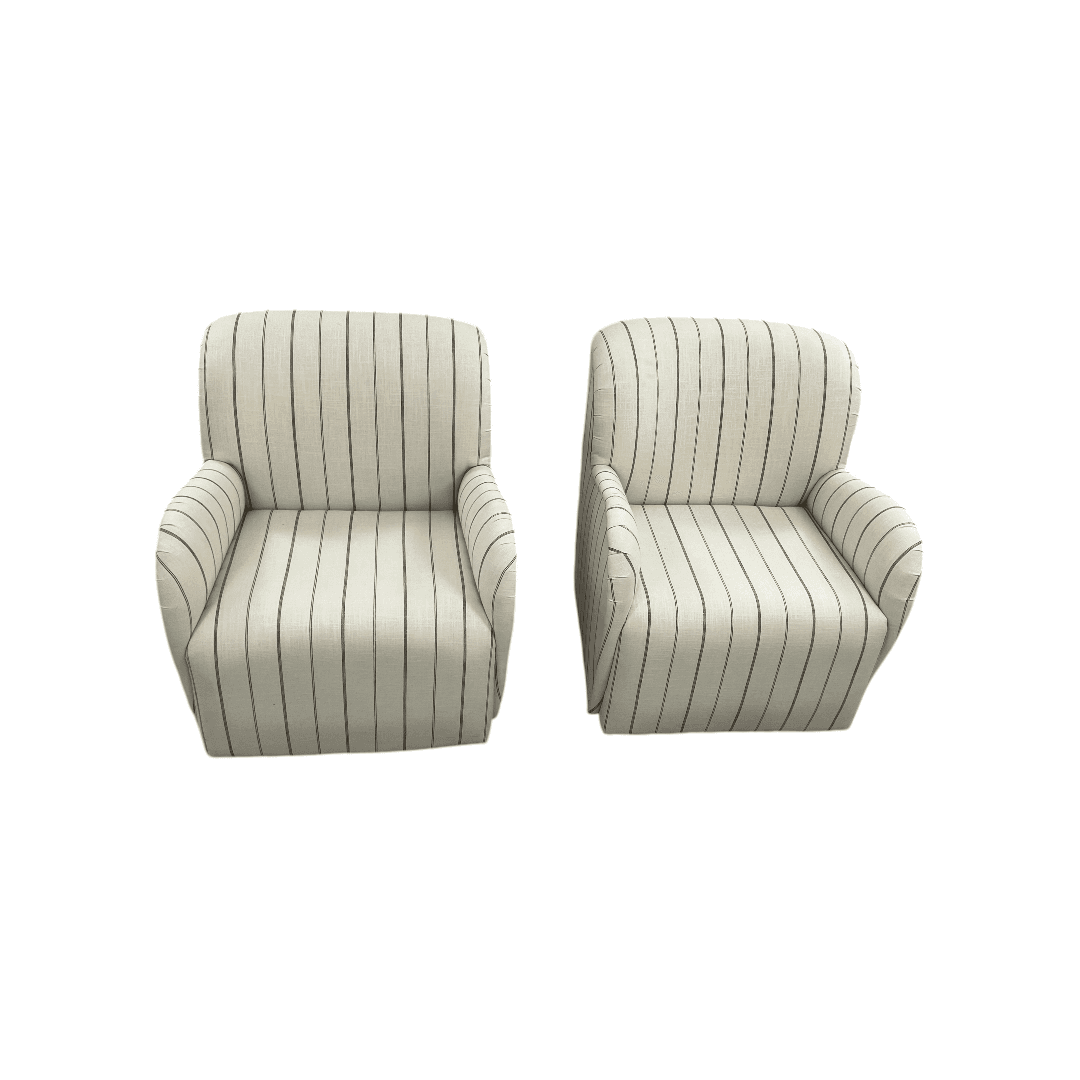 Lulu and Georgia Baird Swivel Chair Set of 2 - Thumbnail 6