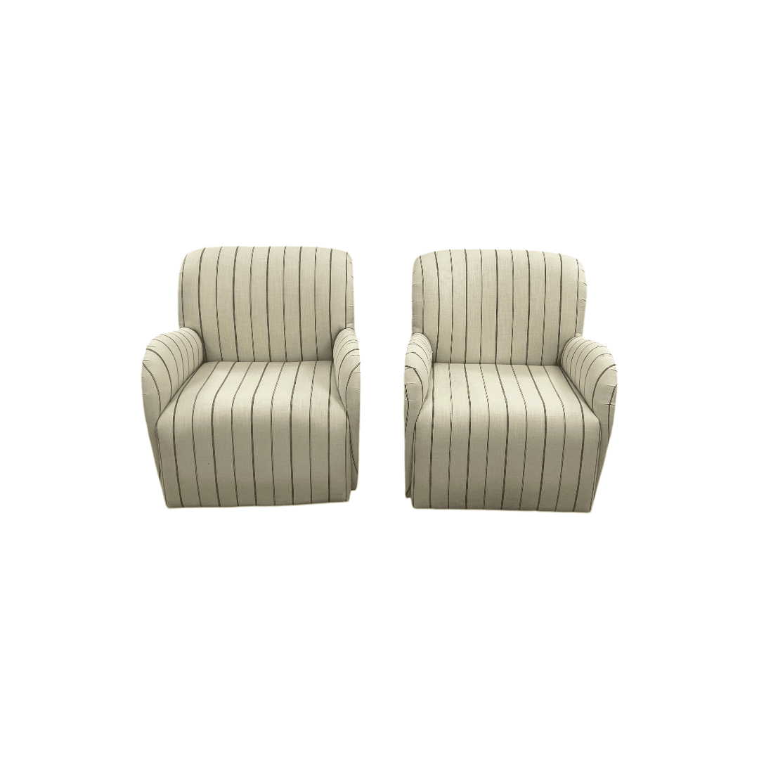 Lulu and Georgia Baird Swivel Chair Set of 2 - Thumbnail 2