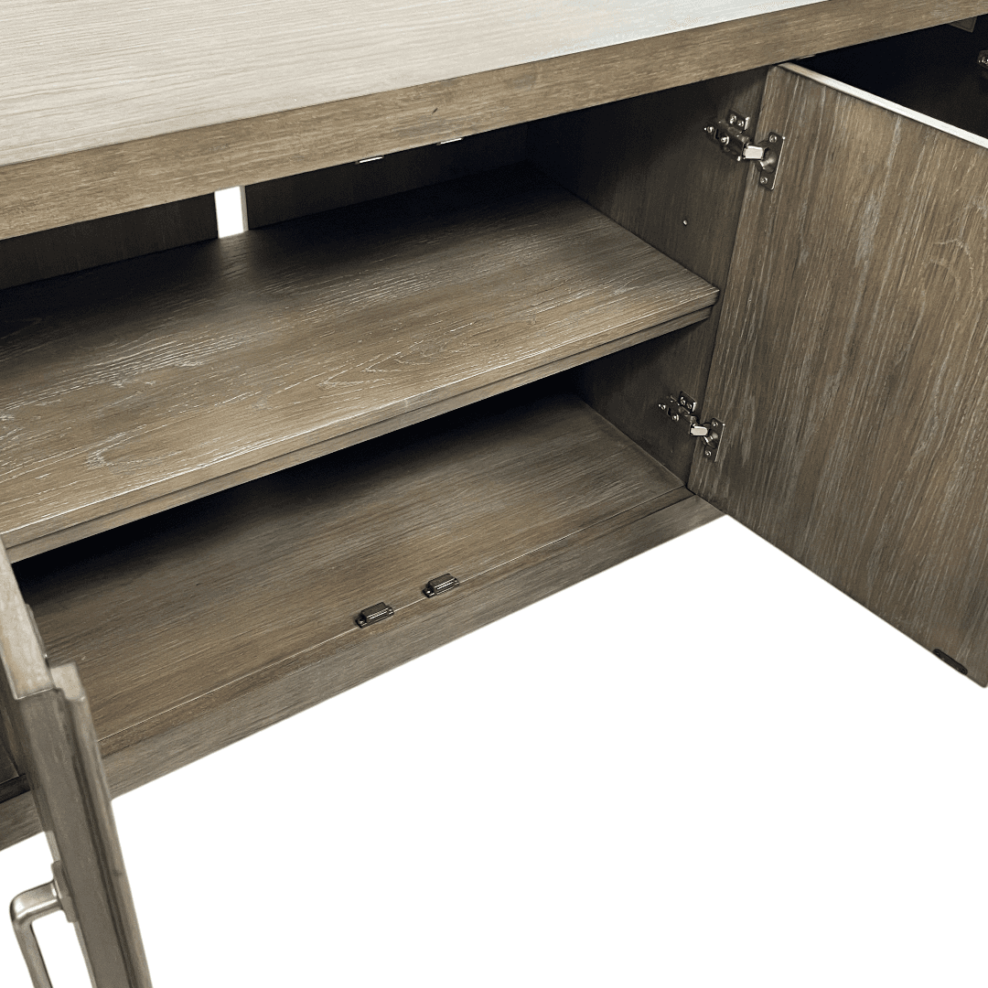 Liberty Furniture South Bend Contemporary 82 Inch TV Console with Adjustable Shelves - Thumbnail 21