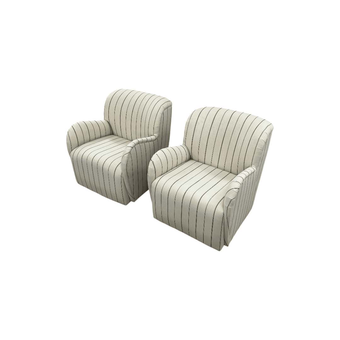 Lulu and Georgia Baird Swivel Chair Set of 2 - Thumbnail 7