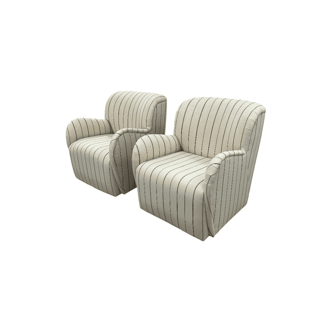 Lulu and Georgia Baird Swivel Chair Set of 2 - Thumbnail 8