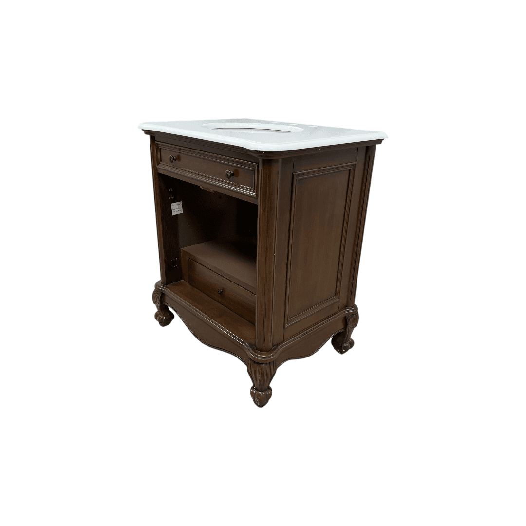Red Barrel Studio Single Bathroom Vanity with Engineered Marble Top - Thumbnail 5