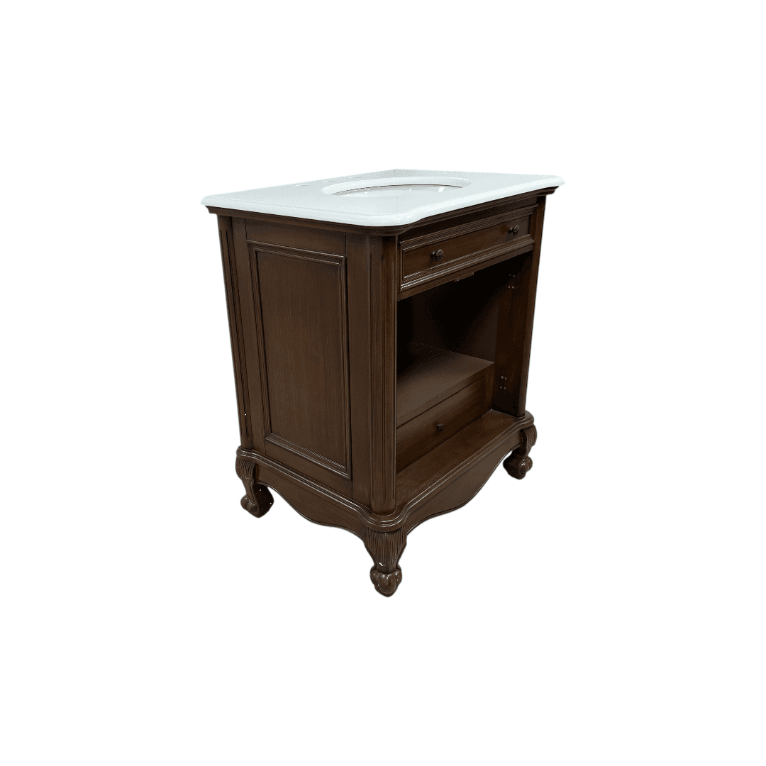 Red Barrel Studio Single Bathroom Vanity with Engineered Marble Top - Thumbnail 7