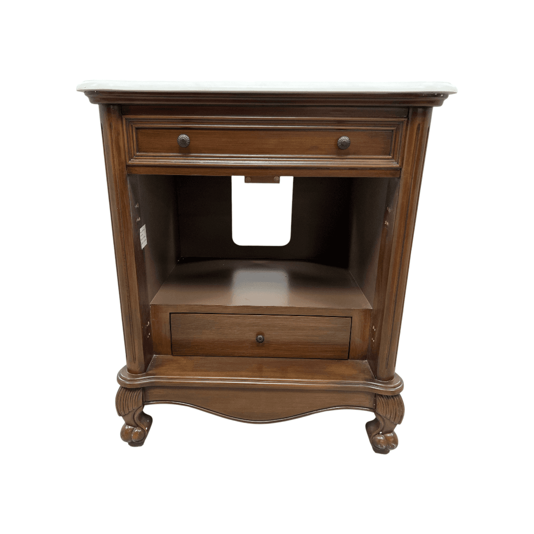 Red Barrel Studio Single Bathroom Vanity with Engineered Marble Top - Thumbnail 9