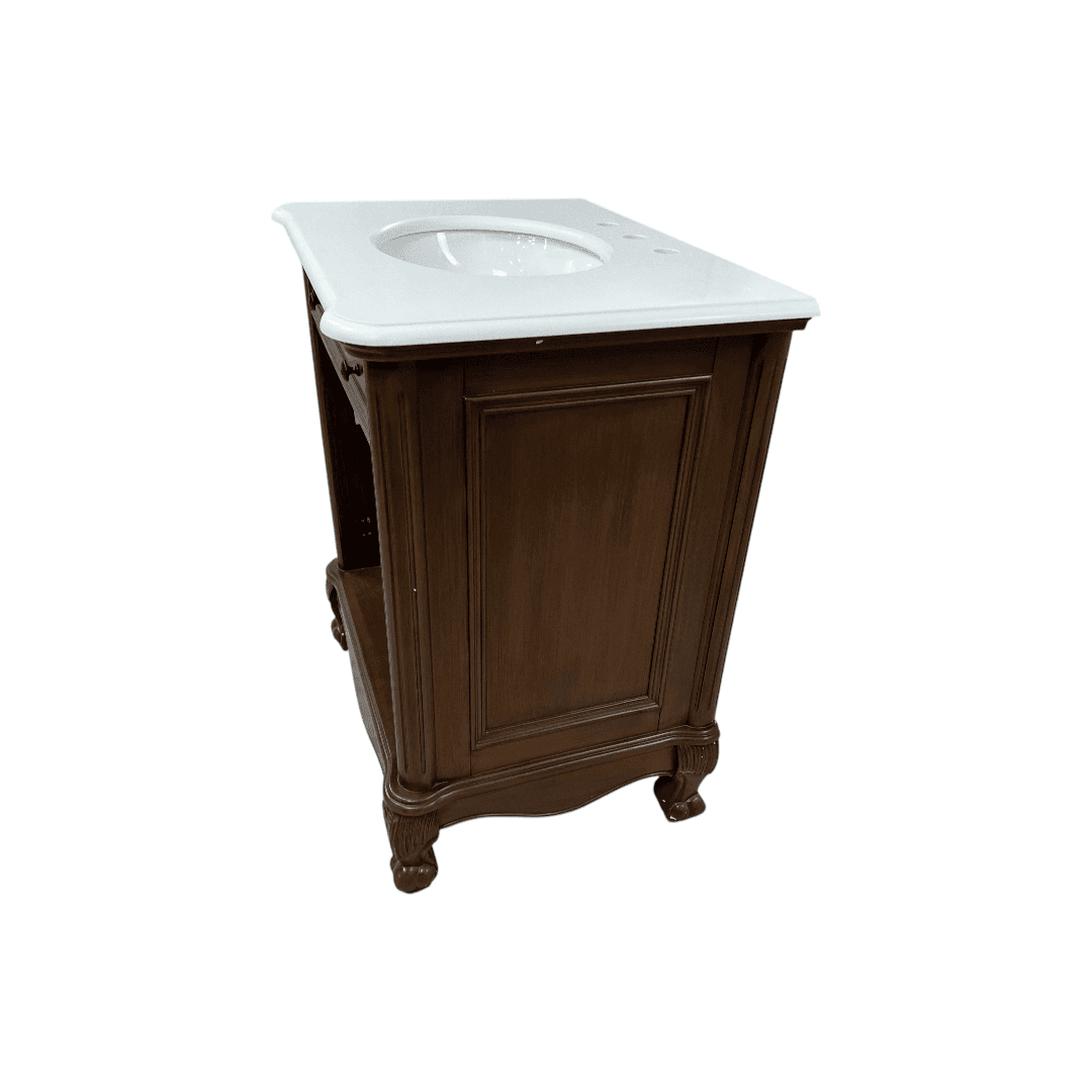Red Barrel Studio Single Bathroom Vanity with Engineered Marble Top - Thumbnail 10