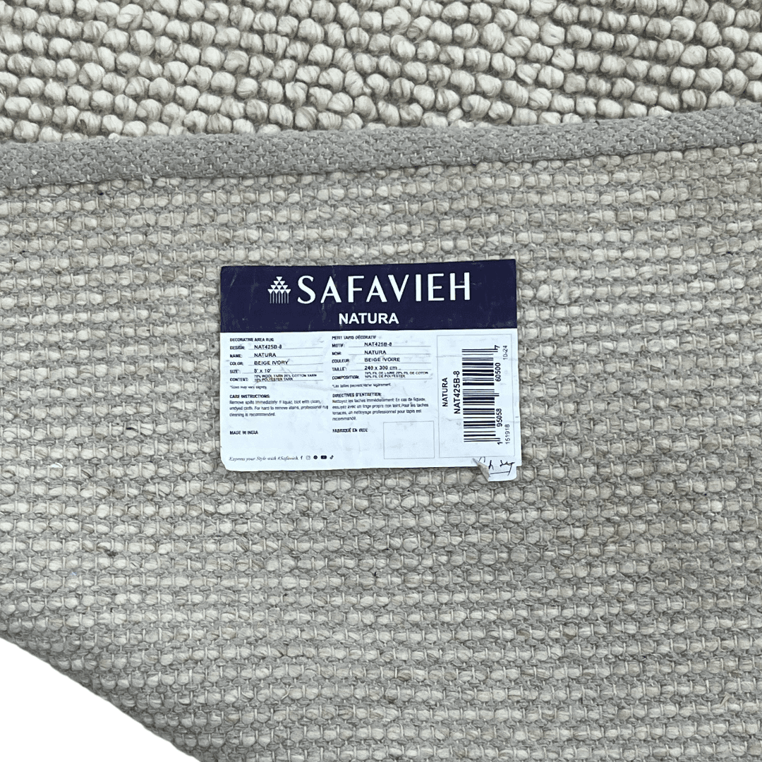 Safavieh Natura 425 Rug - Beige & Ivory - Thumbnail 14
