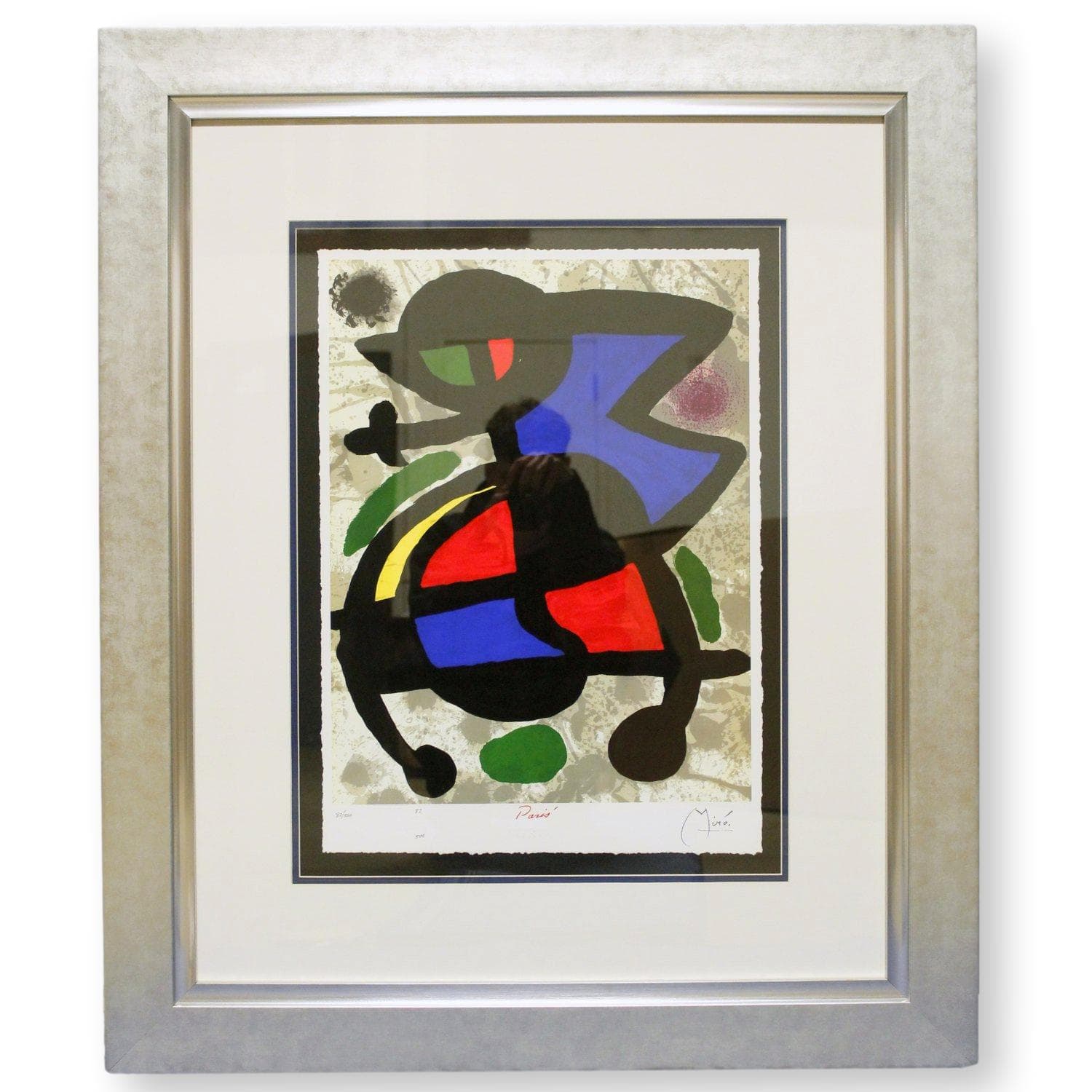 Gallery Framed Art Print 'Oiseau De Feu' By Miro - Image 1