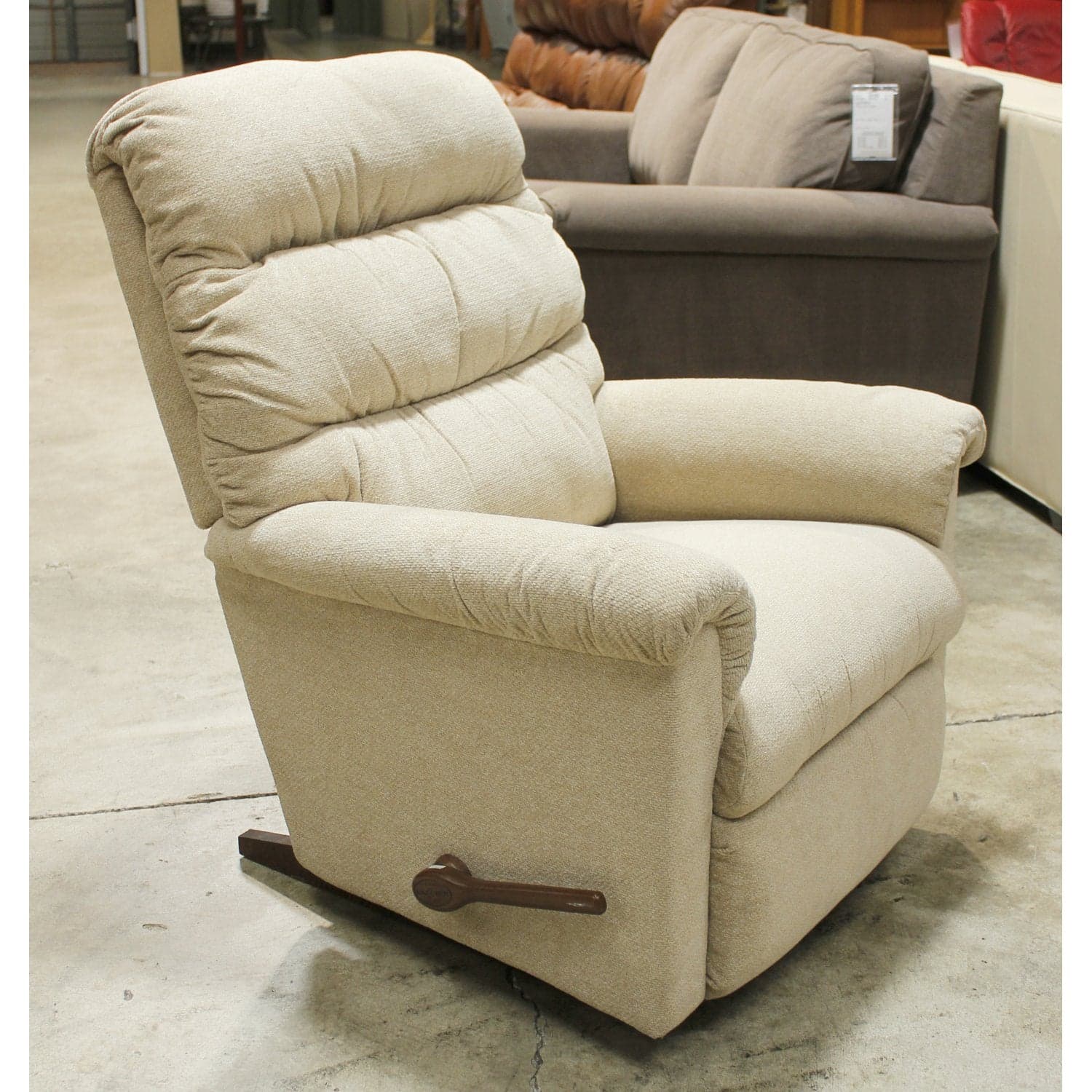 La-Z-Boy Beige Rocking Recliner - Beige - Thumbnail 3
