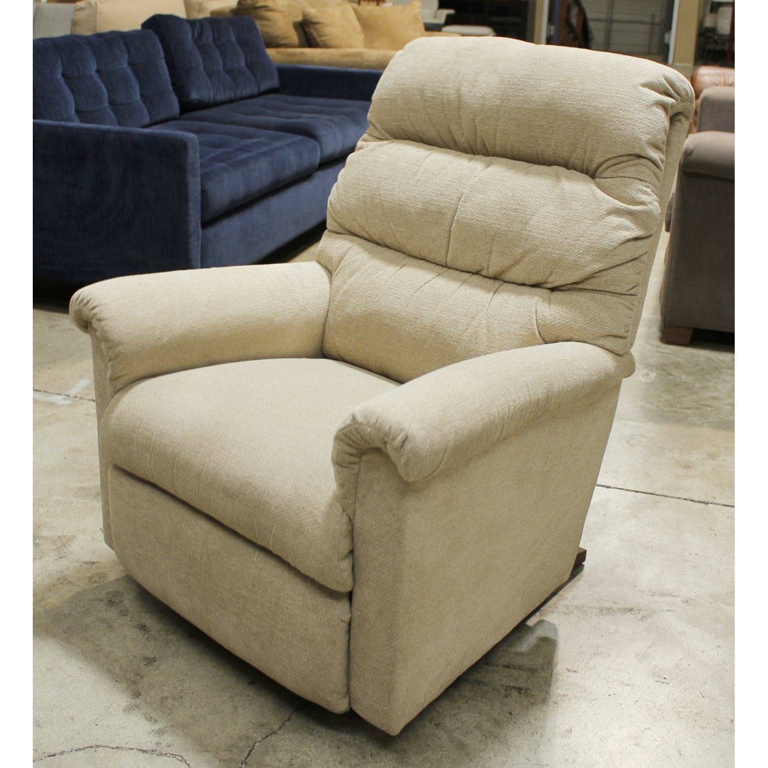 La-Z-Boy Beige Rocking Recliner - Beige - Thumbnail 4
