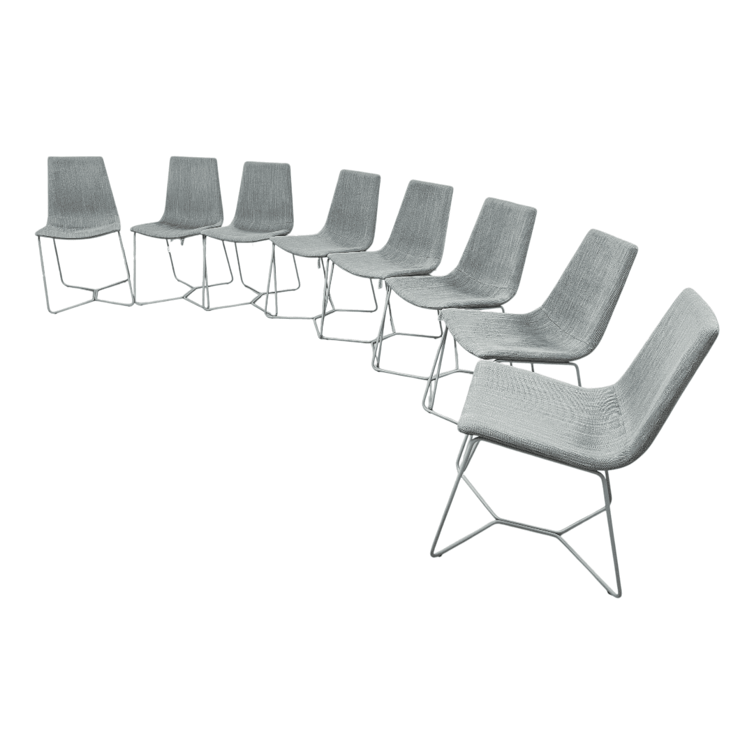 West Elm Slope Dining Chair (Set of 8) - Thumbnail 4