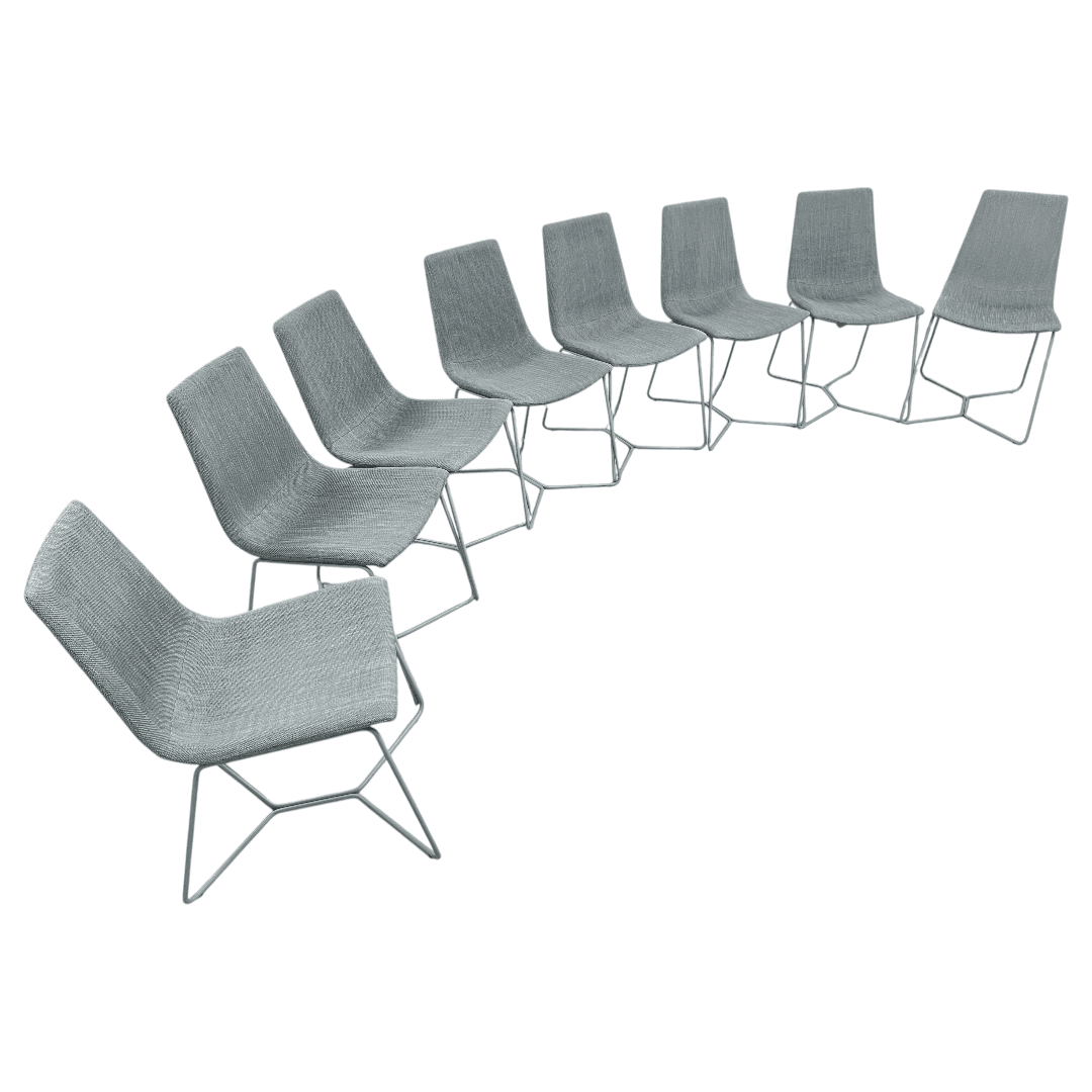 West Elm Slope Dining Chair (Set of 8) - Thumbnail 7