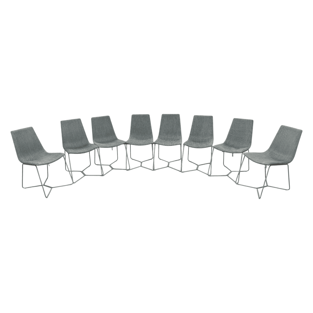 West Elm Slope Dining Chair (Set of 8) - Thumbnail 2