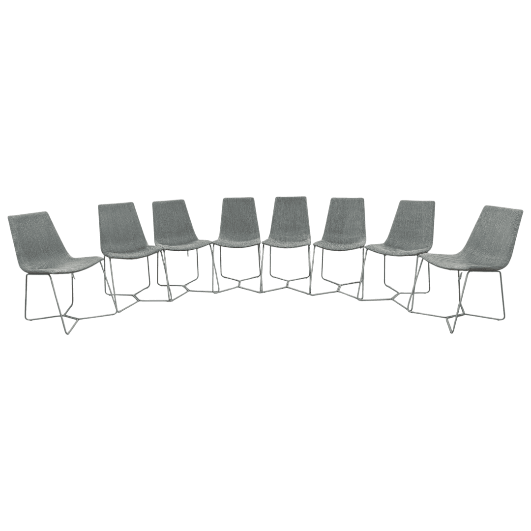 West Elm Slope Dining Chair (Set of 8) - Thumbnail 3