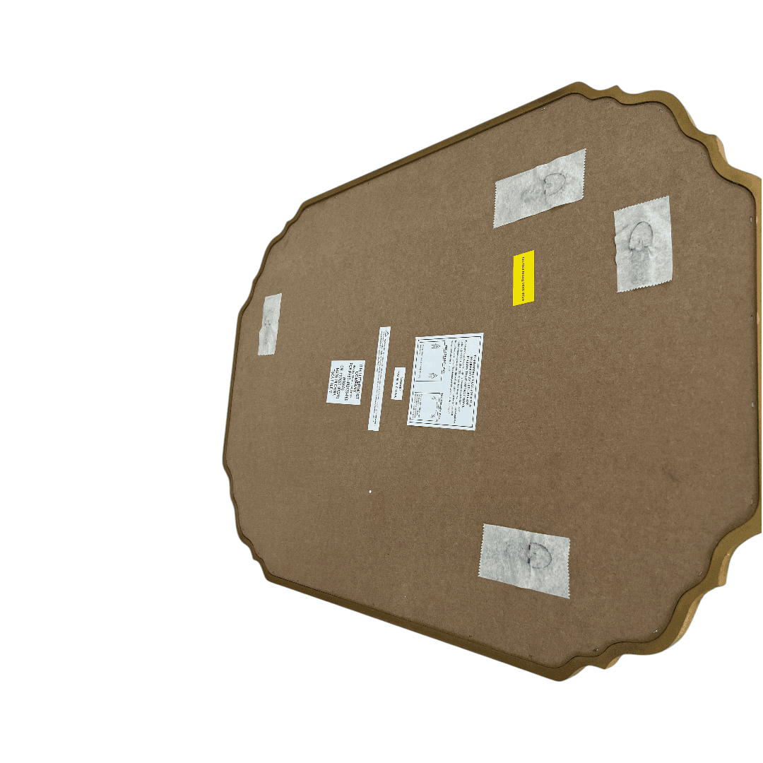 Coleman Furniture Lightly Antiqued Metallic Gold Leaf Rectangular Mirror by Uttermost - Thumbnail 12