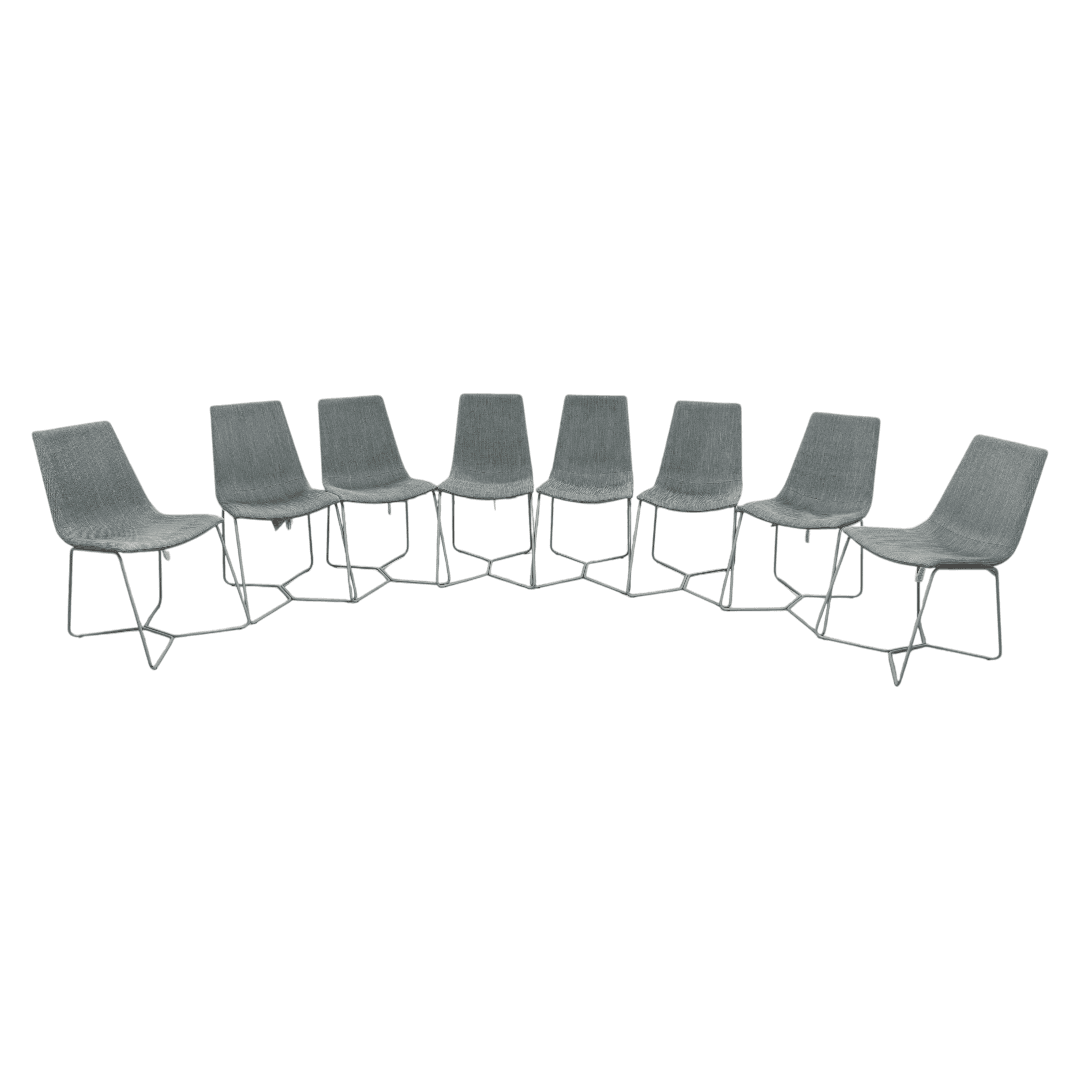 West Elm Slope Dining Chair (Set of 8) - Image 1