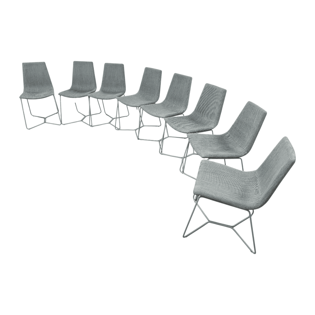 West Elm Slope Dining Chair (Set of 8) - Thumbnail 5