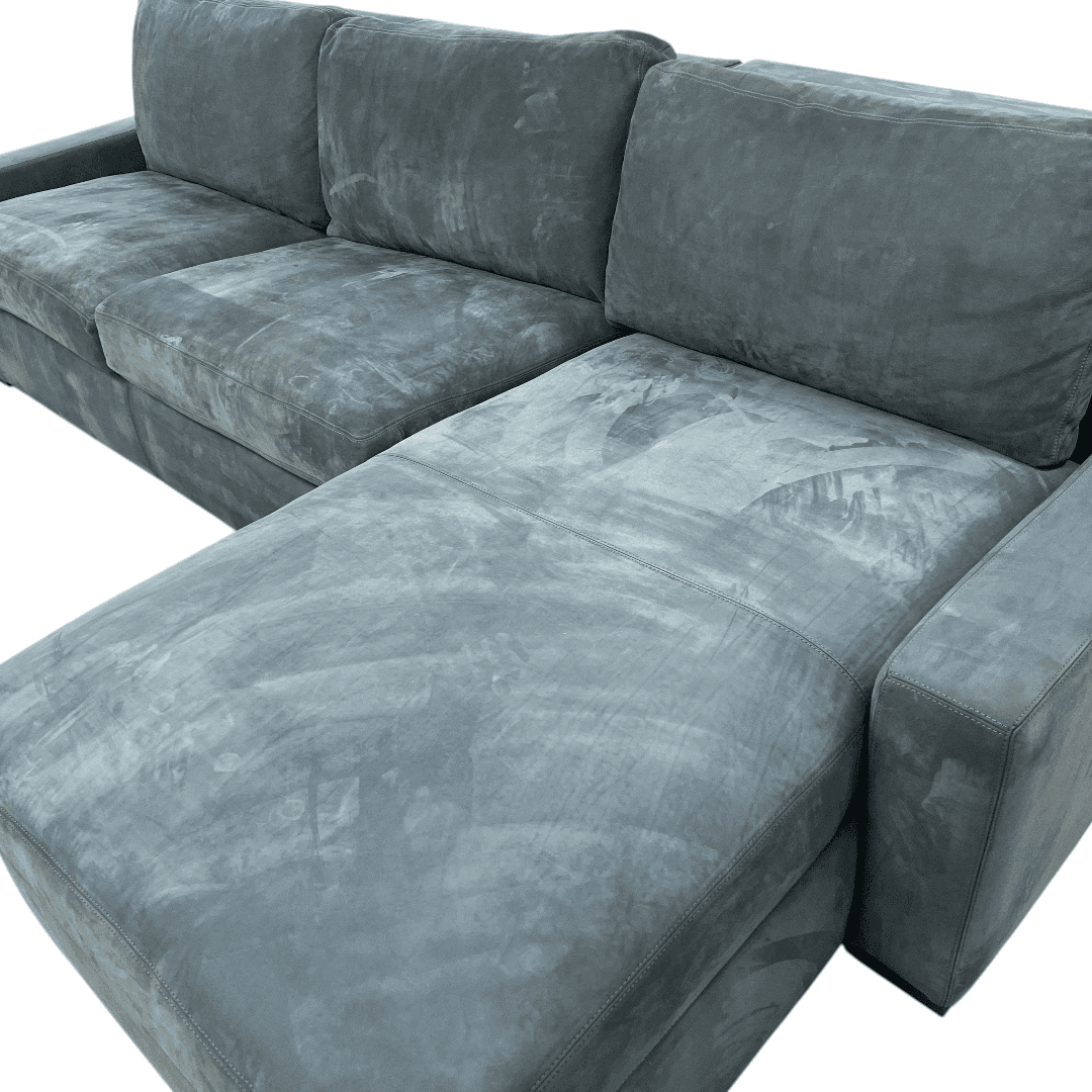 Restoration Hardware Maxwell Queen Sleeper Right-Arm Chaise Sectional Sofa in Italian Venetto Leather - Thumbnail 14