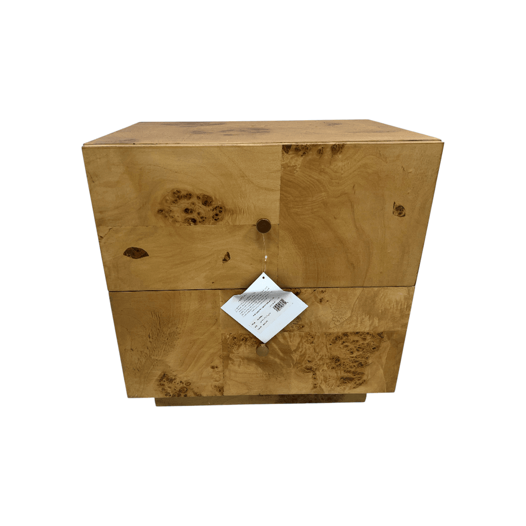 Safavieh Tahan 2 Drawer Nightstand - Natural - Thumbnail 12