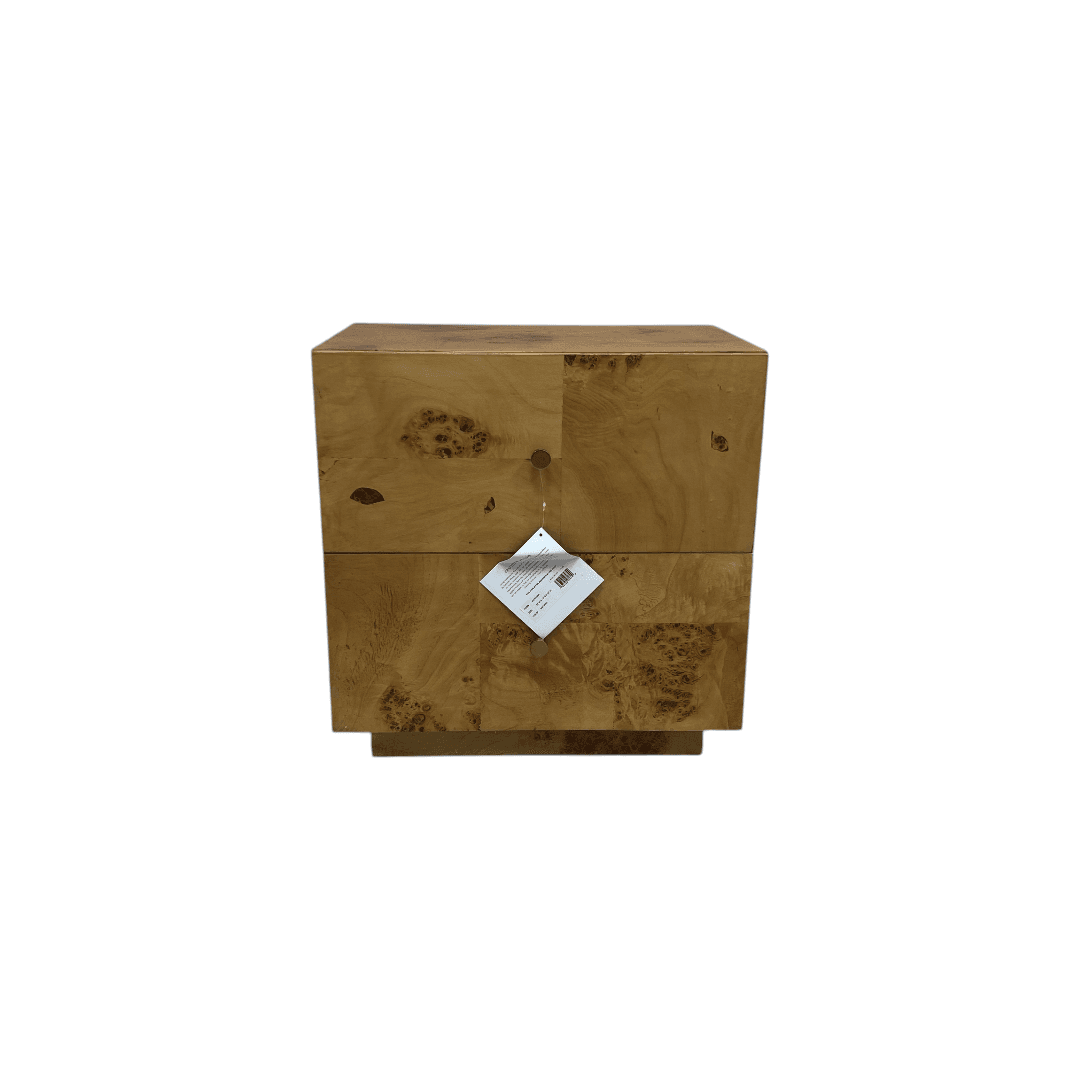 Safavieh Tahan 2 Drawer Nightstand - Natural - Thumbnail 4