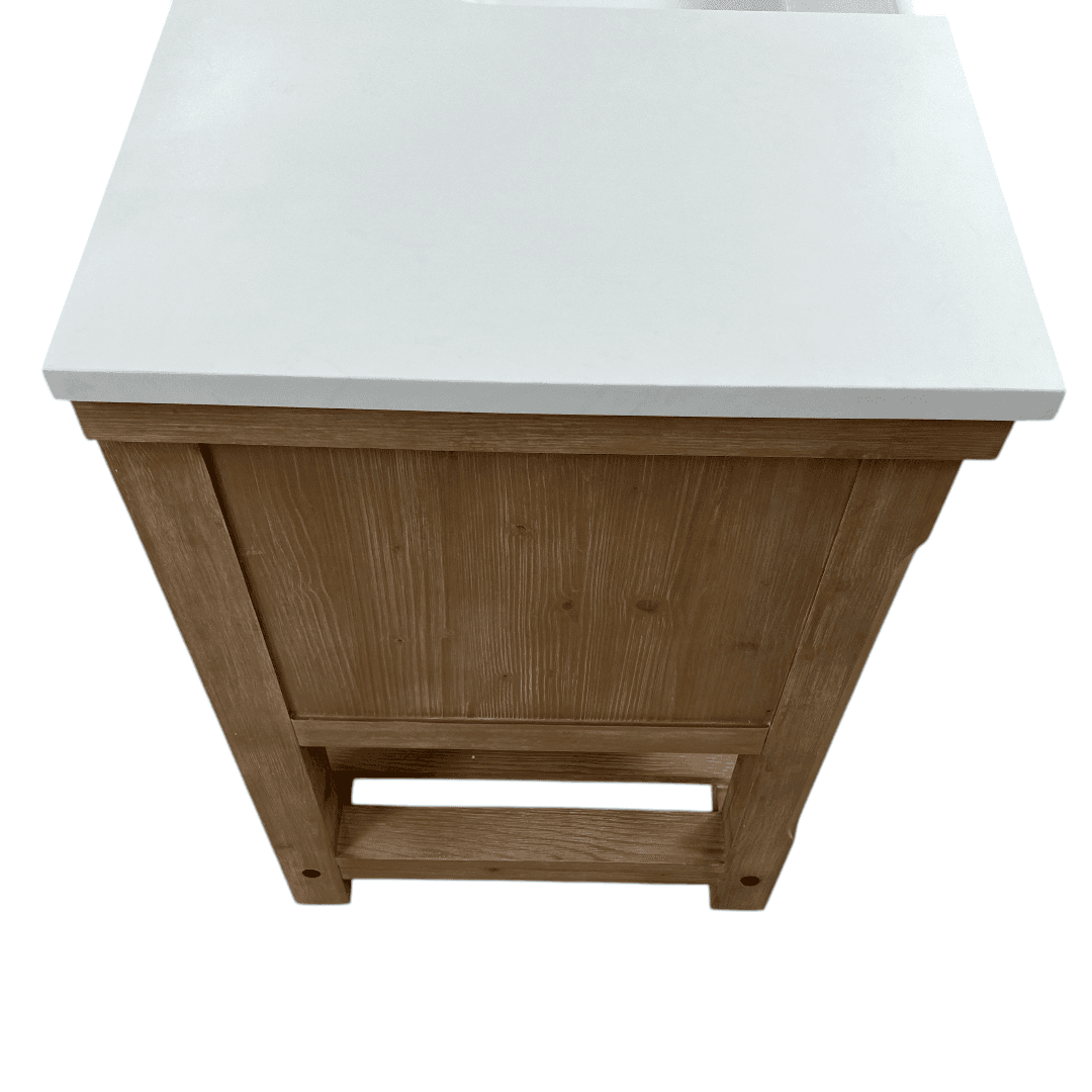 Sudio Design Wesley 48″ Weathered Natural Vanity with Ariston White Top - Thumbnail 16