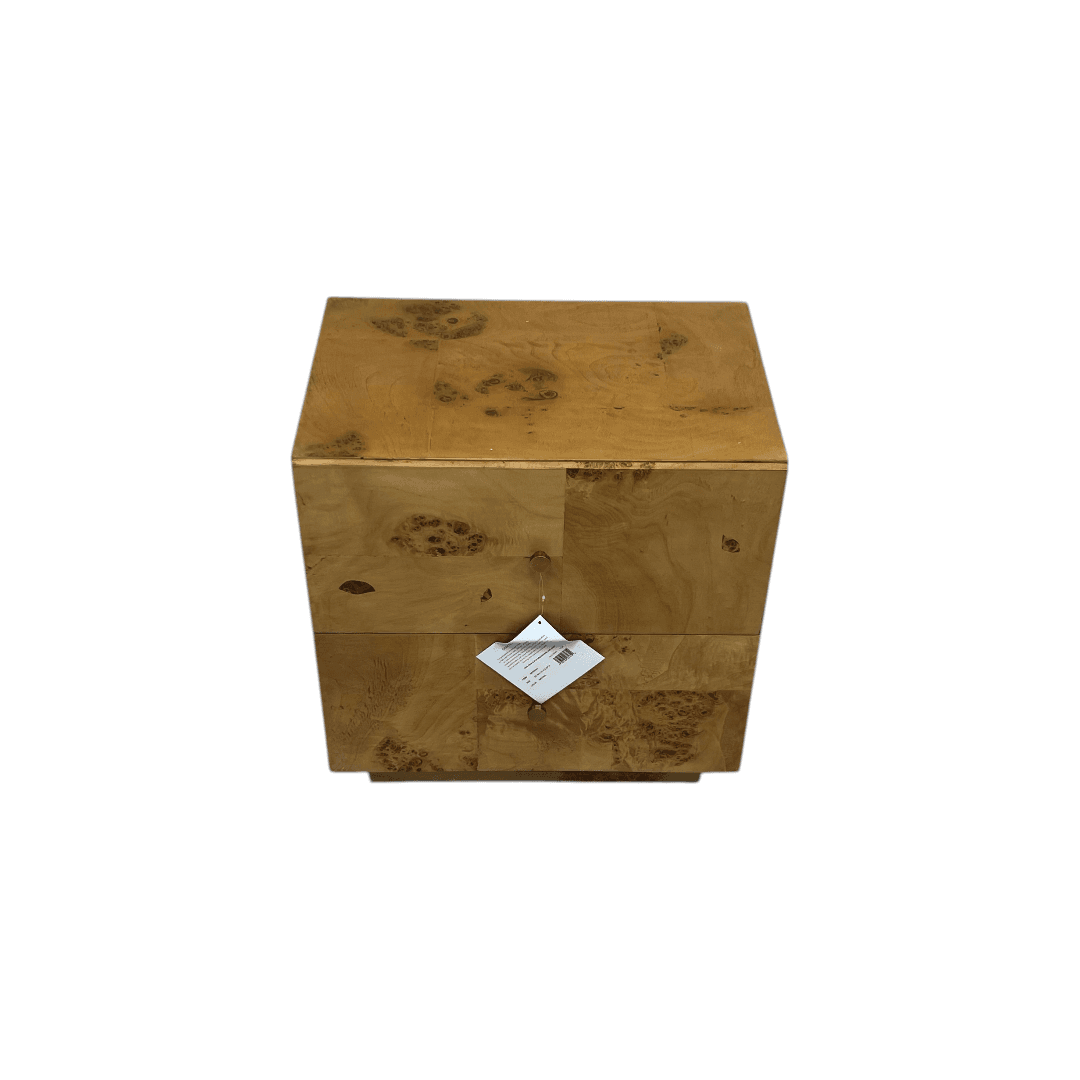 Safavieh Tahan 2 Drawer Nightstand - Natural - Thumbnail 2