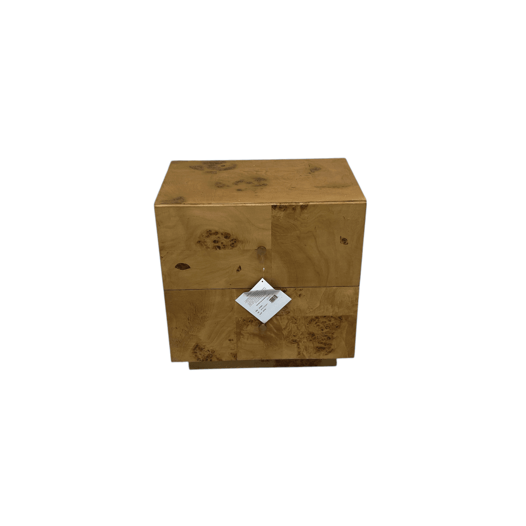 Safavieh Tahan 2 Drawer Nightstand - Natural - Thumbnail 3