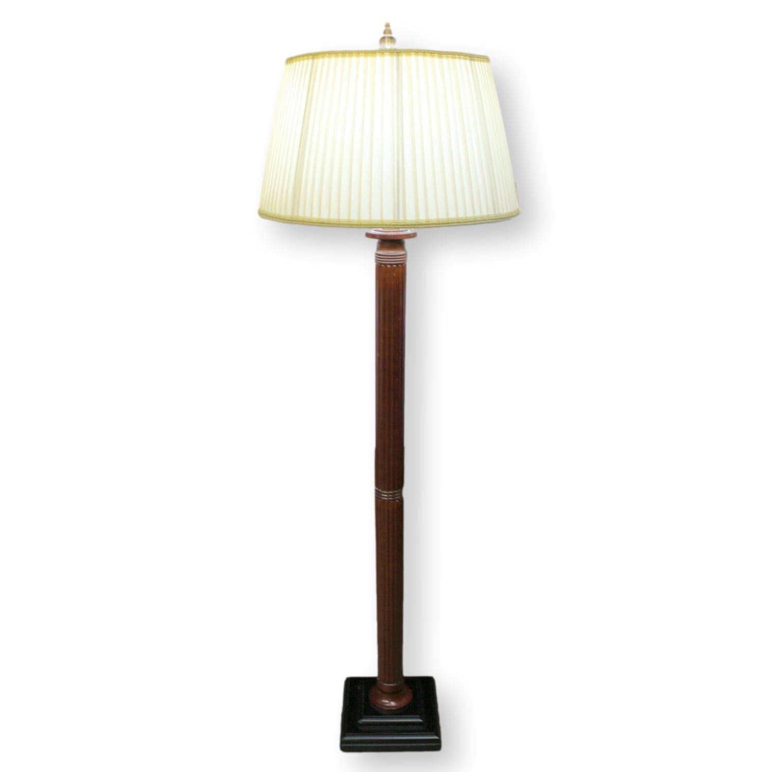 Reeded Column Floor Lamp - Thumbnail 2