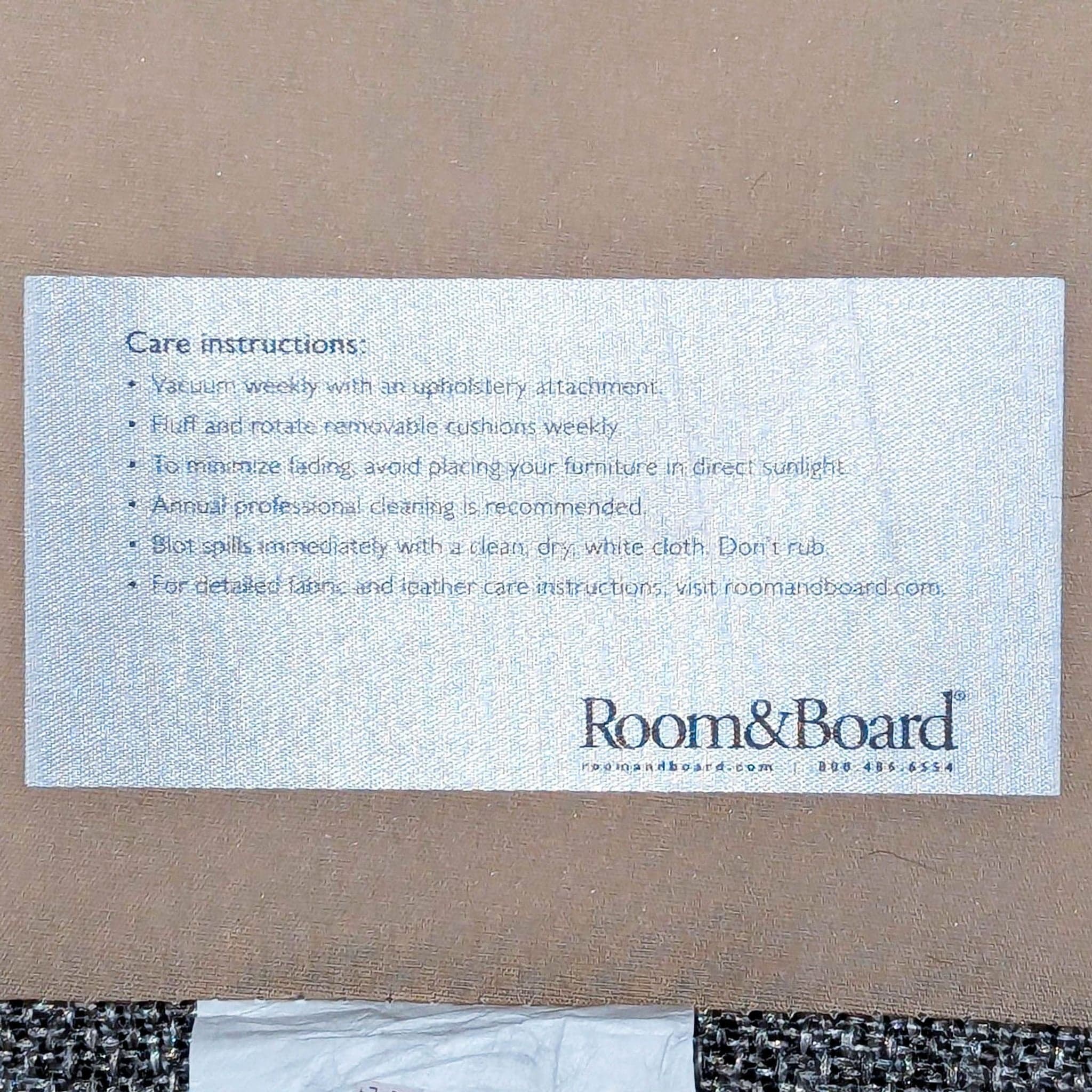 Room and Board Morrison Sectional with Chaise - Thumbnail 9