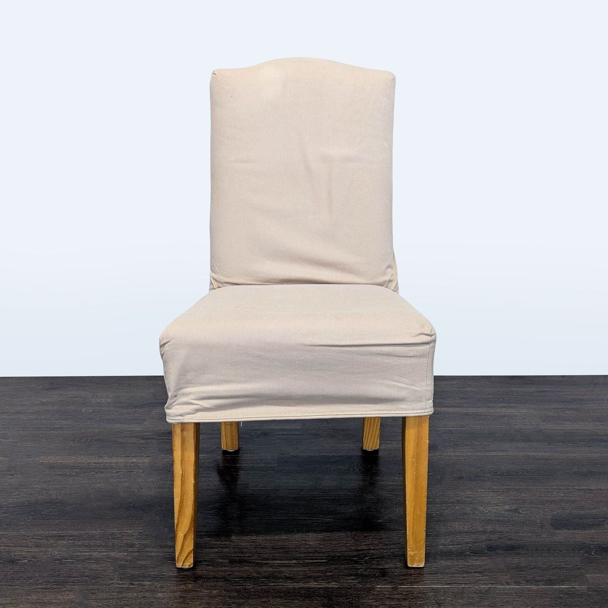 Eight Slip-Covered Dining Chairs - Thumbnail 2