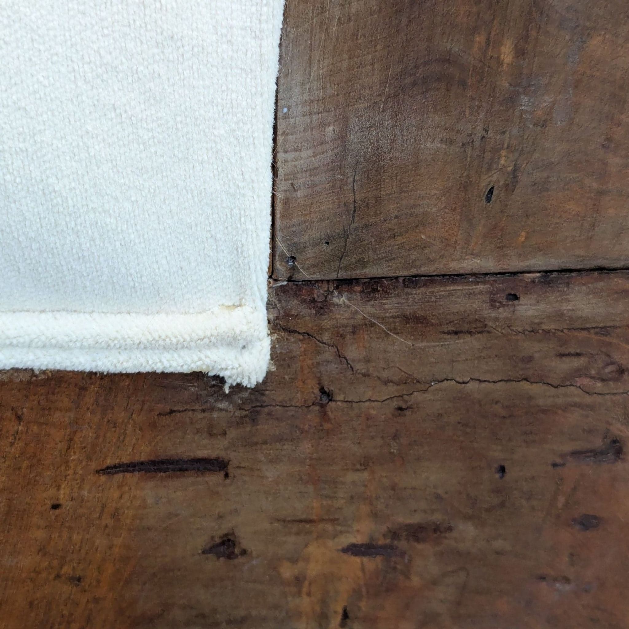 Antique 3-Seat Sofa with Carved Wood Frame and Cream Upholstery - Thumbnail 9