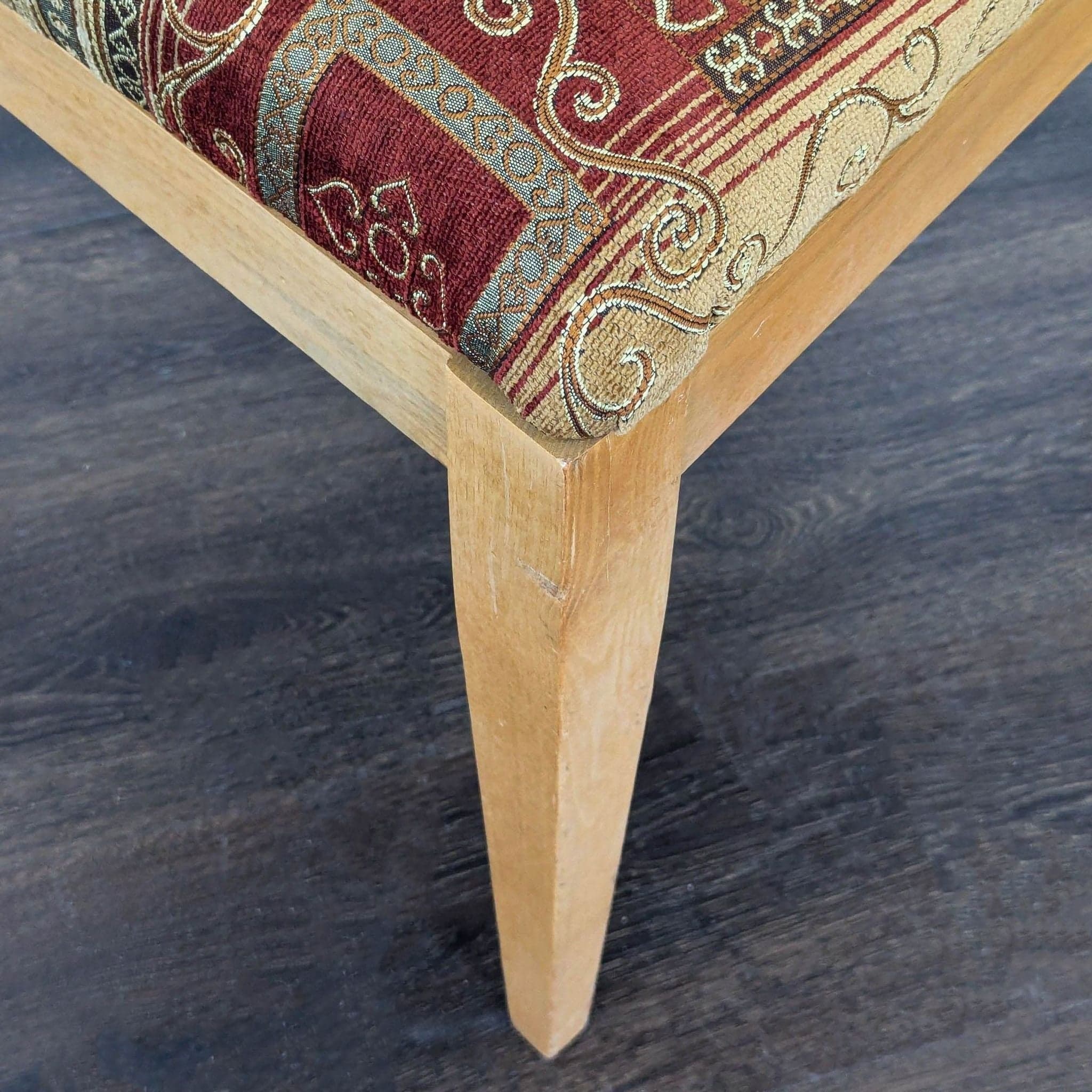 Wood Upholstered Dining Chair - Thumbnail 6