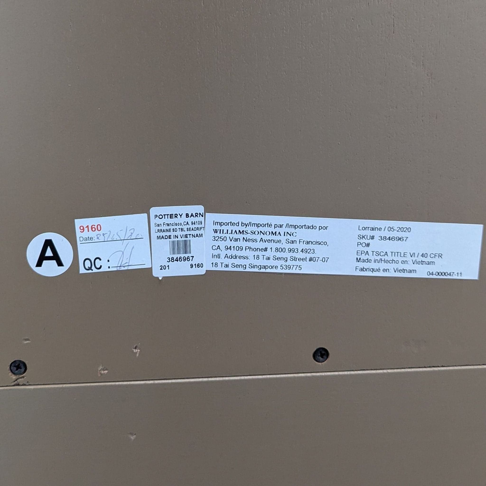 Pair of Pottery Barn Lorraine Nightstands - Thumbnail 8