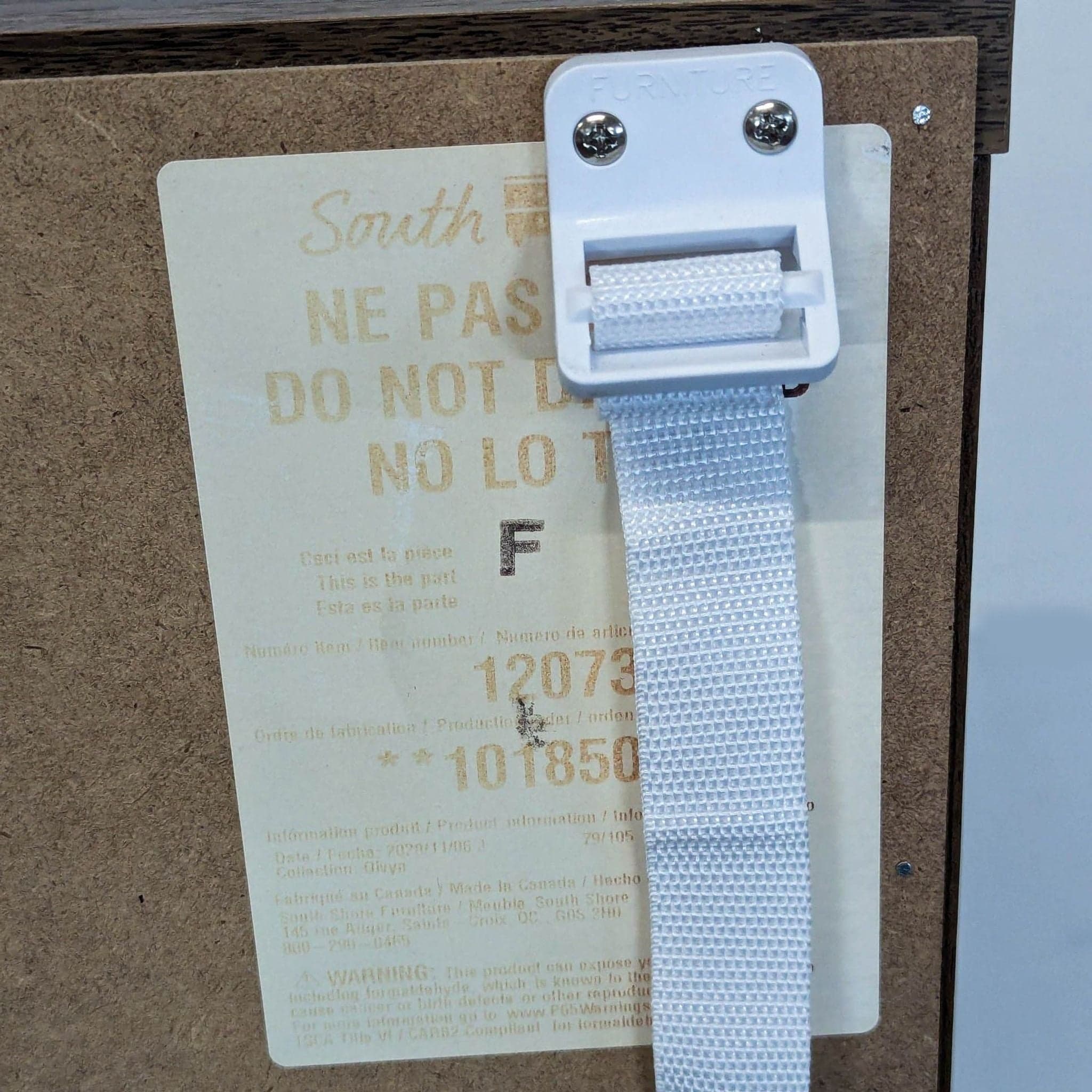 South Shore Olvyn Modern 5-Drawer Walnut Dresser with Gray Accent and Metal Legs - Thumbnail 10