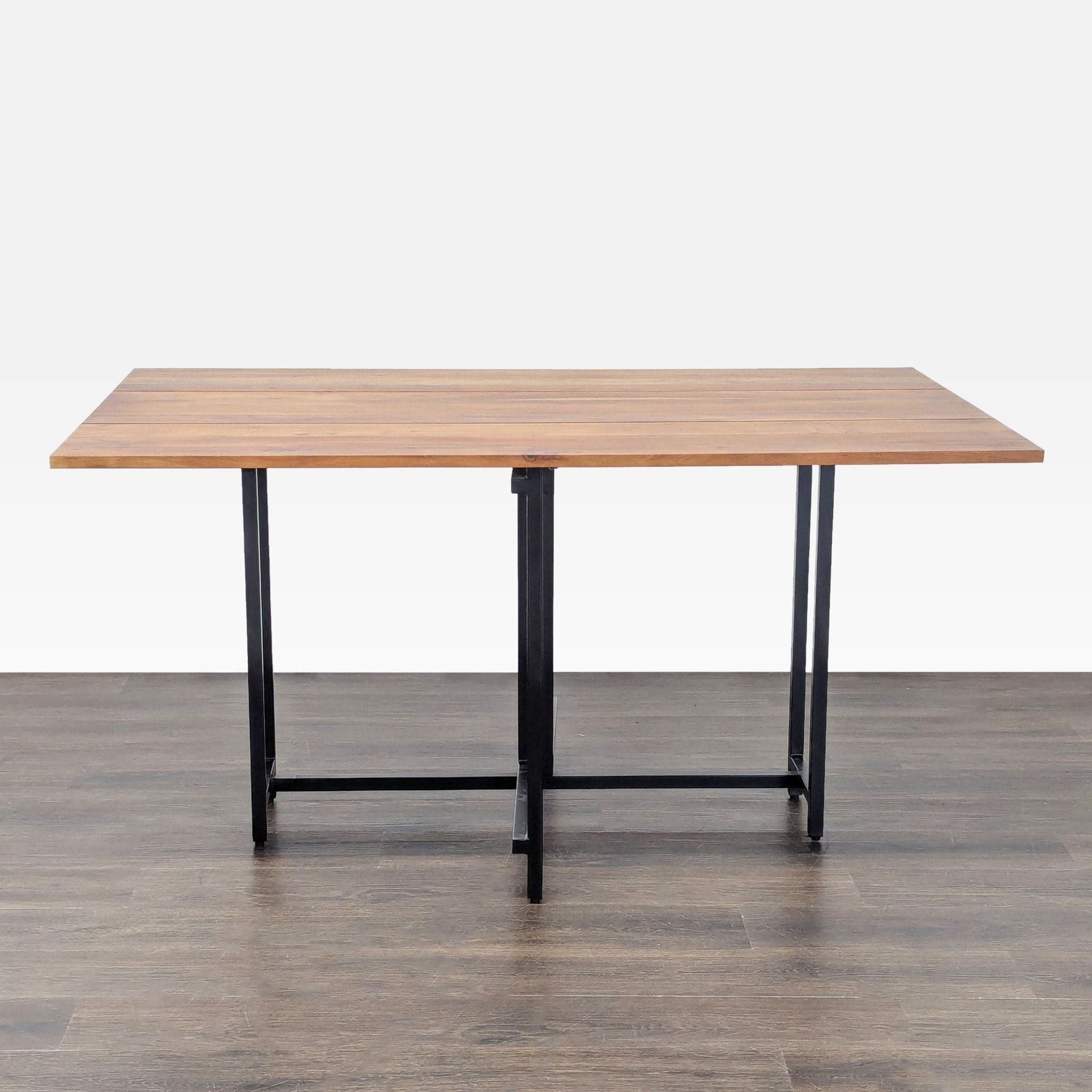 Crate & Barrel Origami Drop Leaf Dining Table - Thumbnail 7