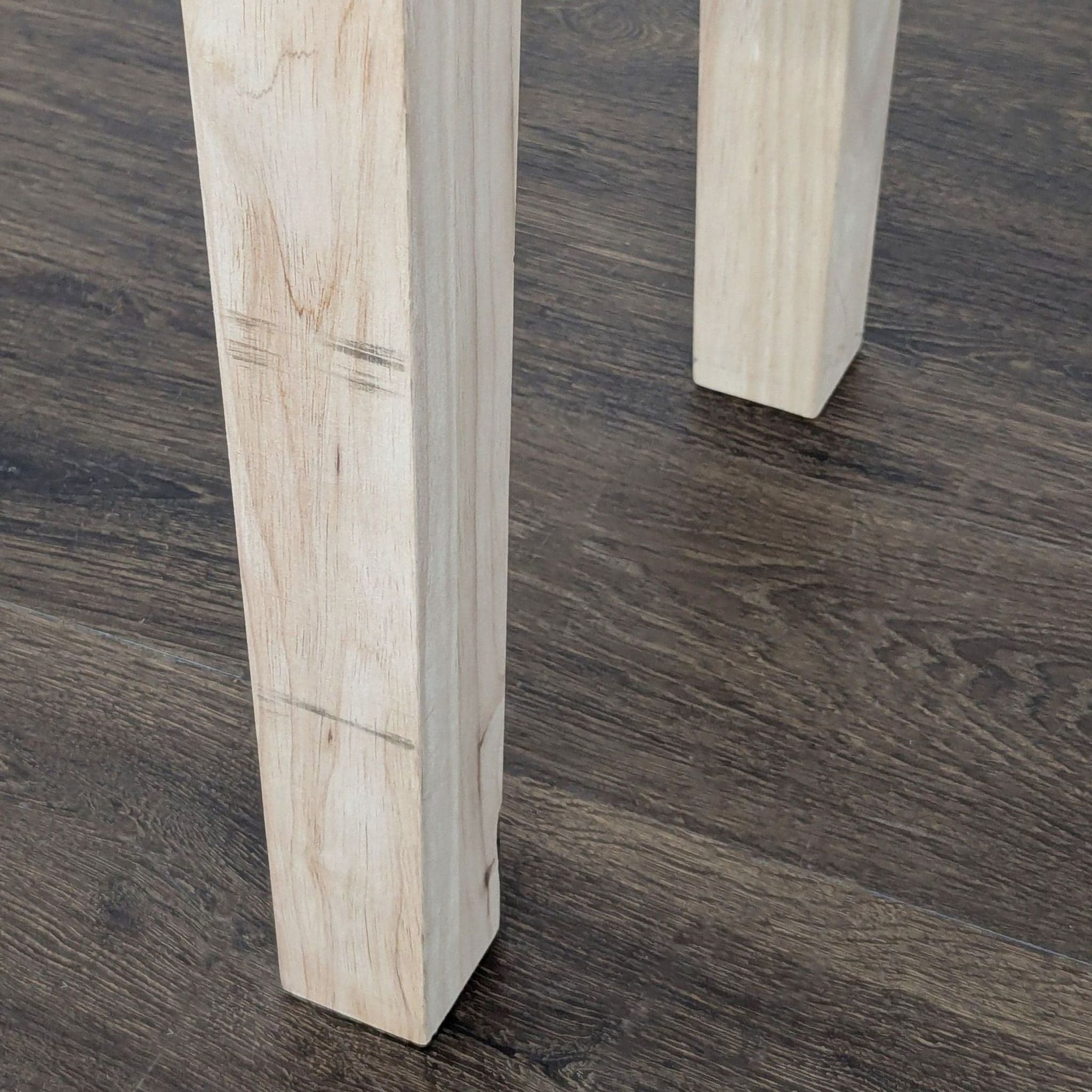 Gracie Oaks Jaier Unfinished Solid Wood Console Table - Thumbnail 5