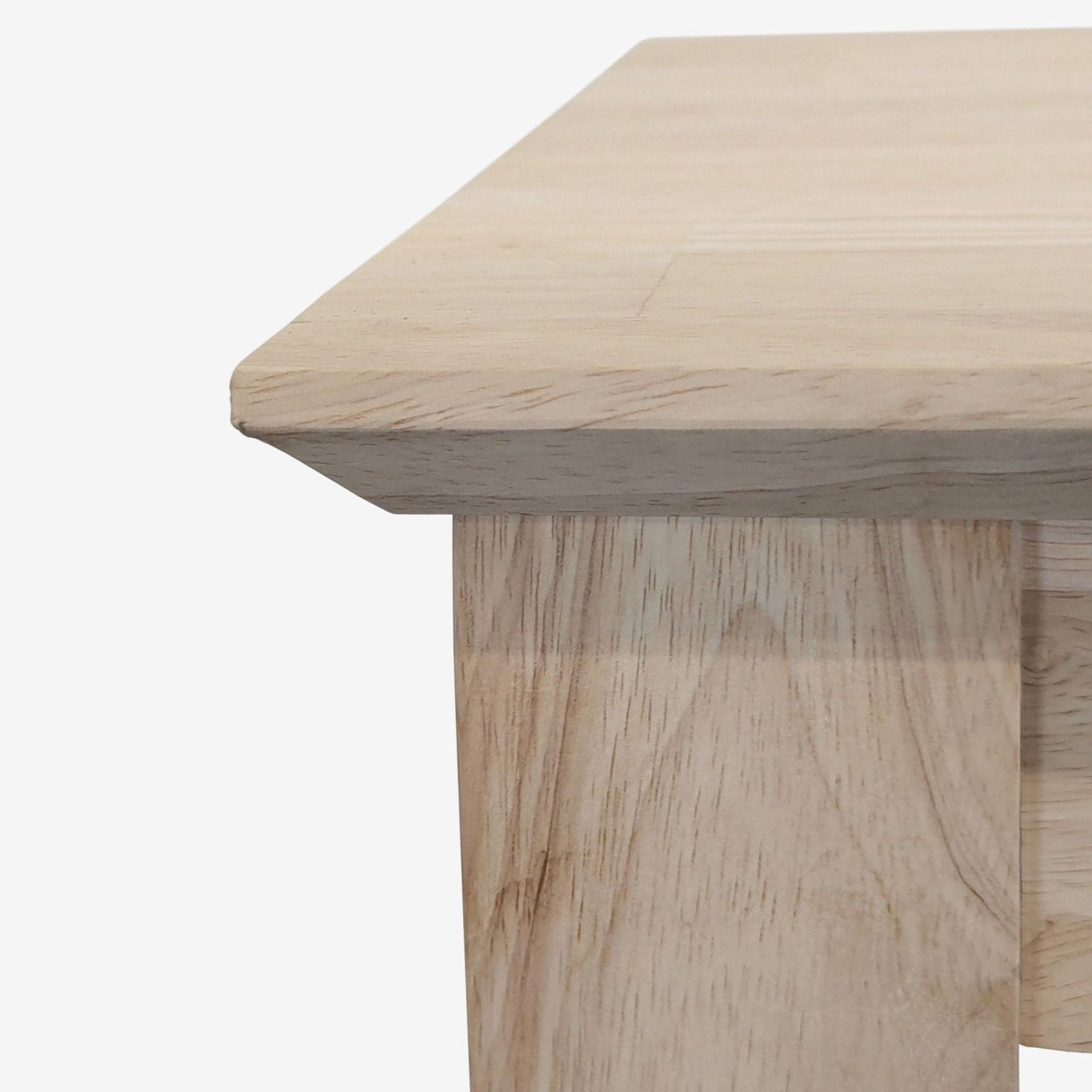 Gracie Oaks Jaier Unfinished Solid Wood Console Table - Thumbnail 4