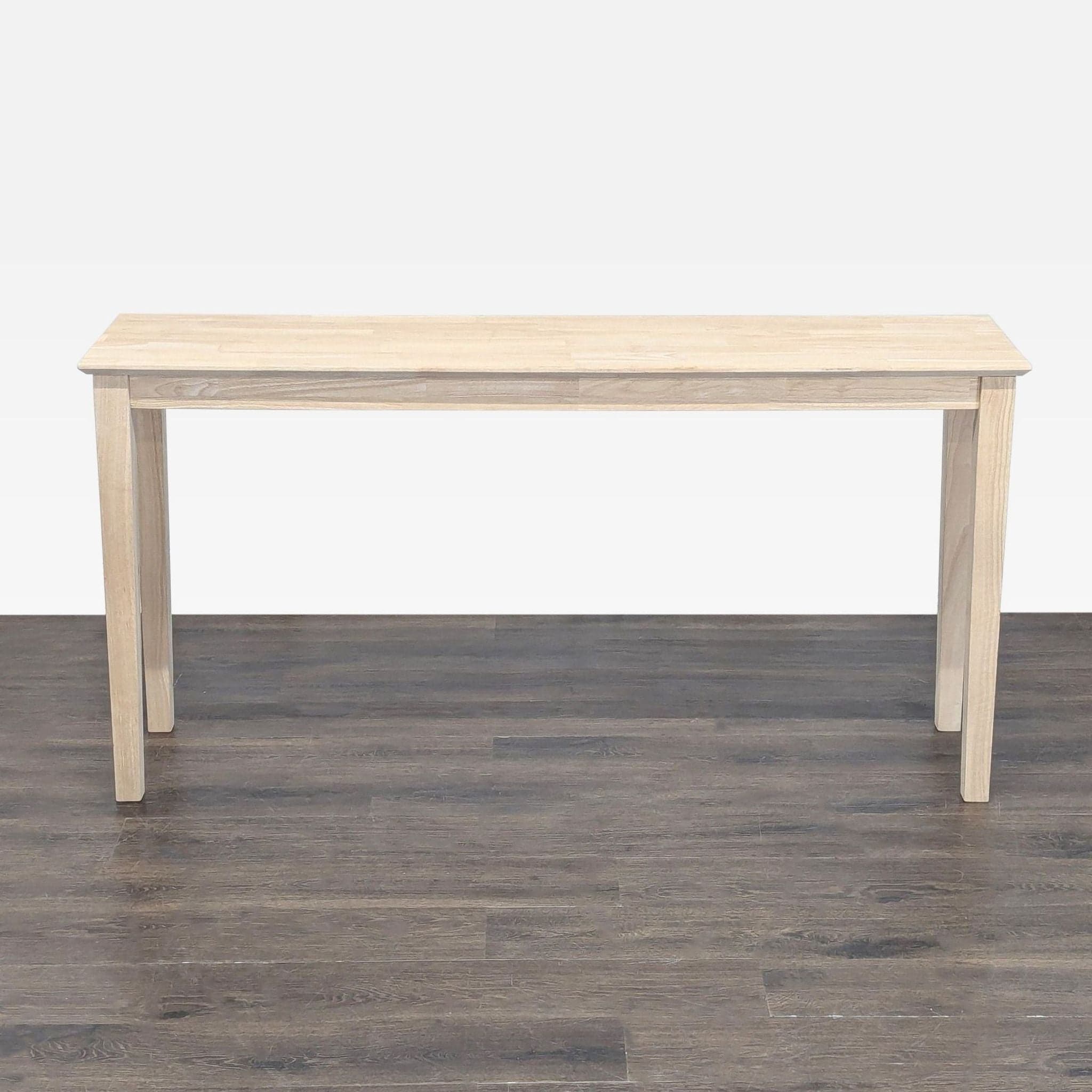 Gracie Oaks Jaier Solid Wood Console Table - Thumbnail 4