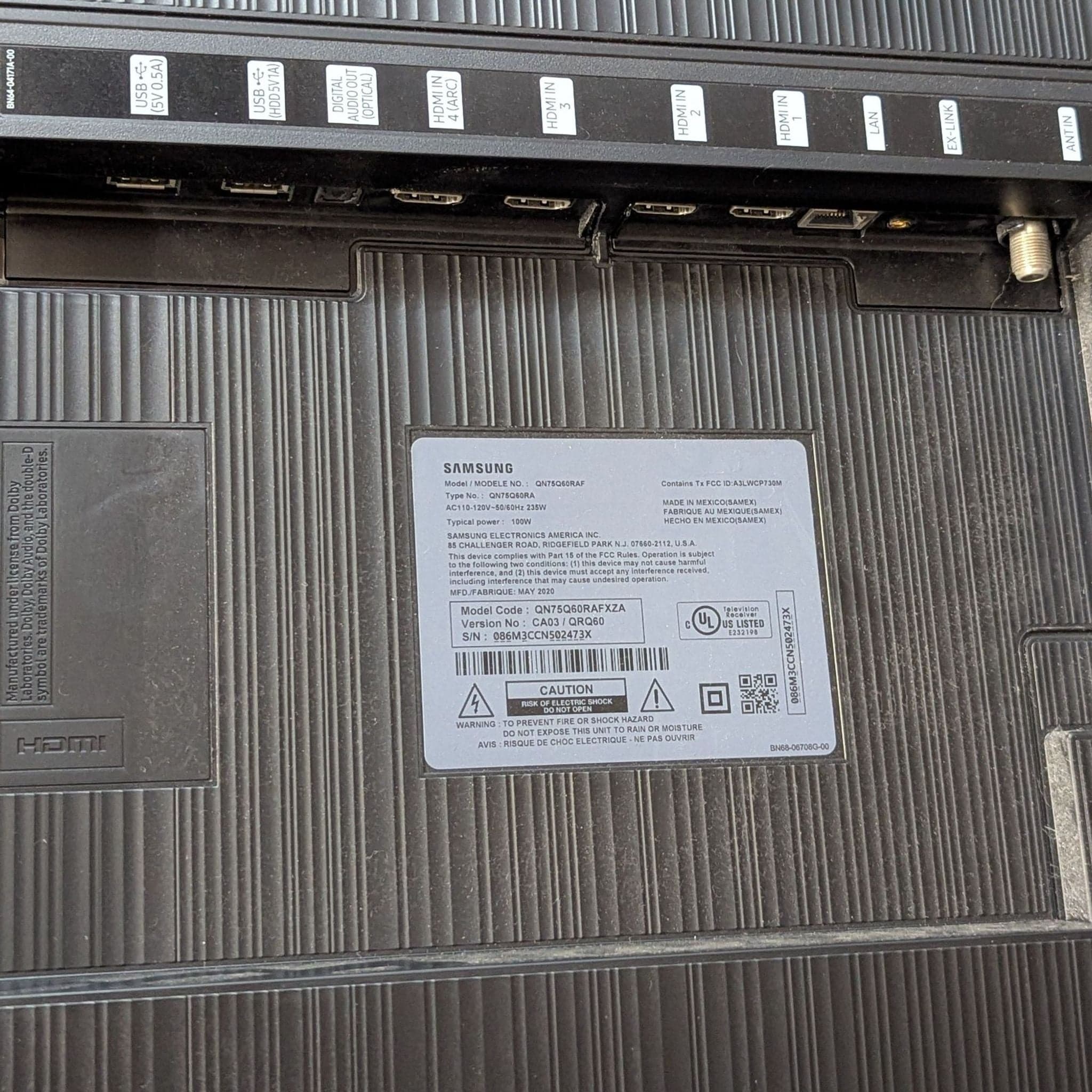 Samsung 65-Inch 4K Ultra HD Smart TV - Excellent Condition - Thumbnail 6