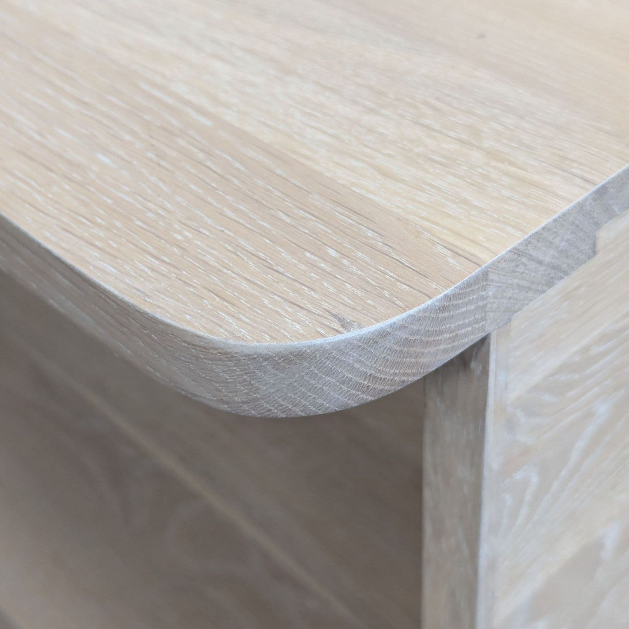 Two Drawer Nightstand with Open Shelf - Thumbnail 10