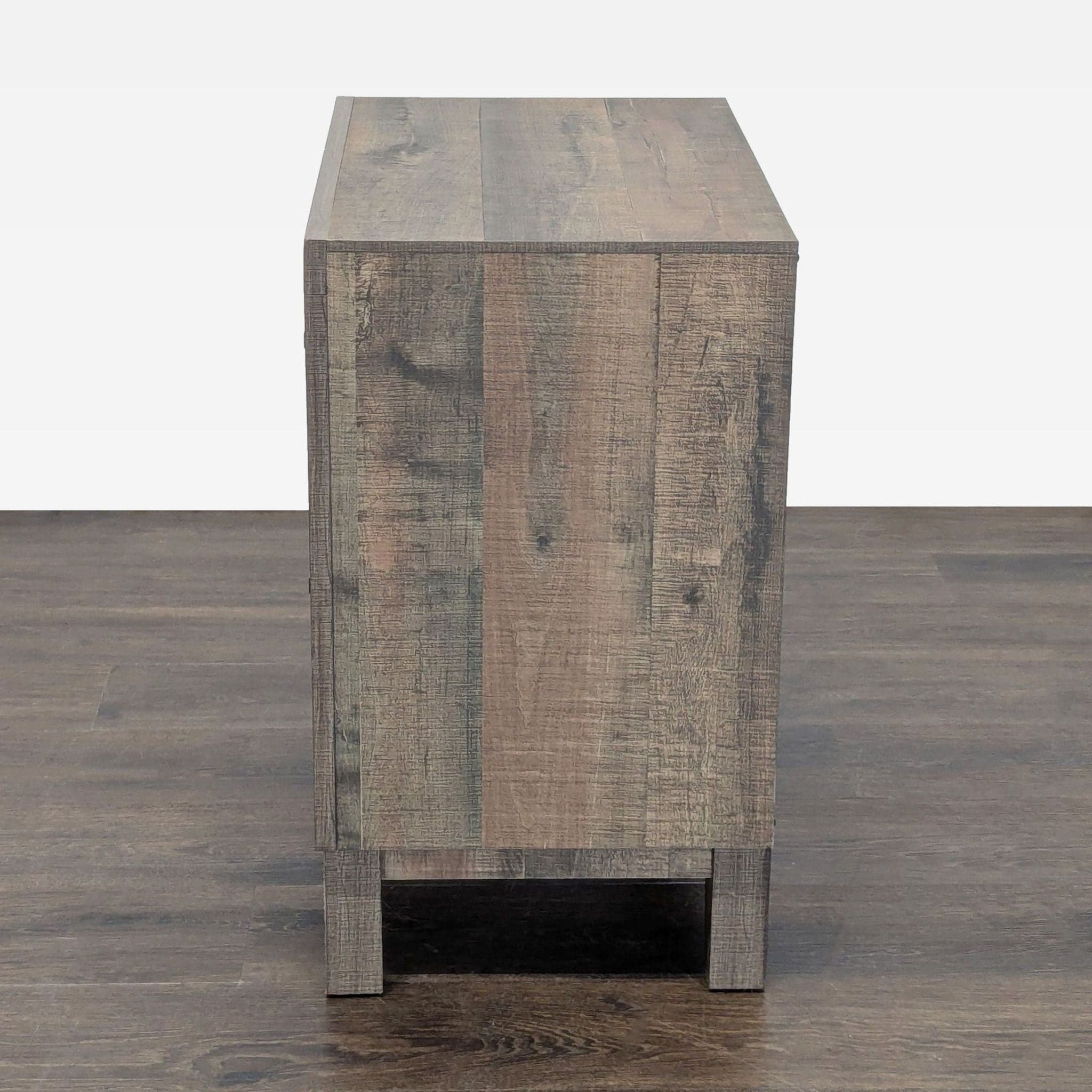 Crown Mark Rustic Two Drawer Nightstand - Thumbnail 10
