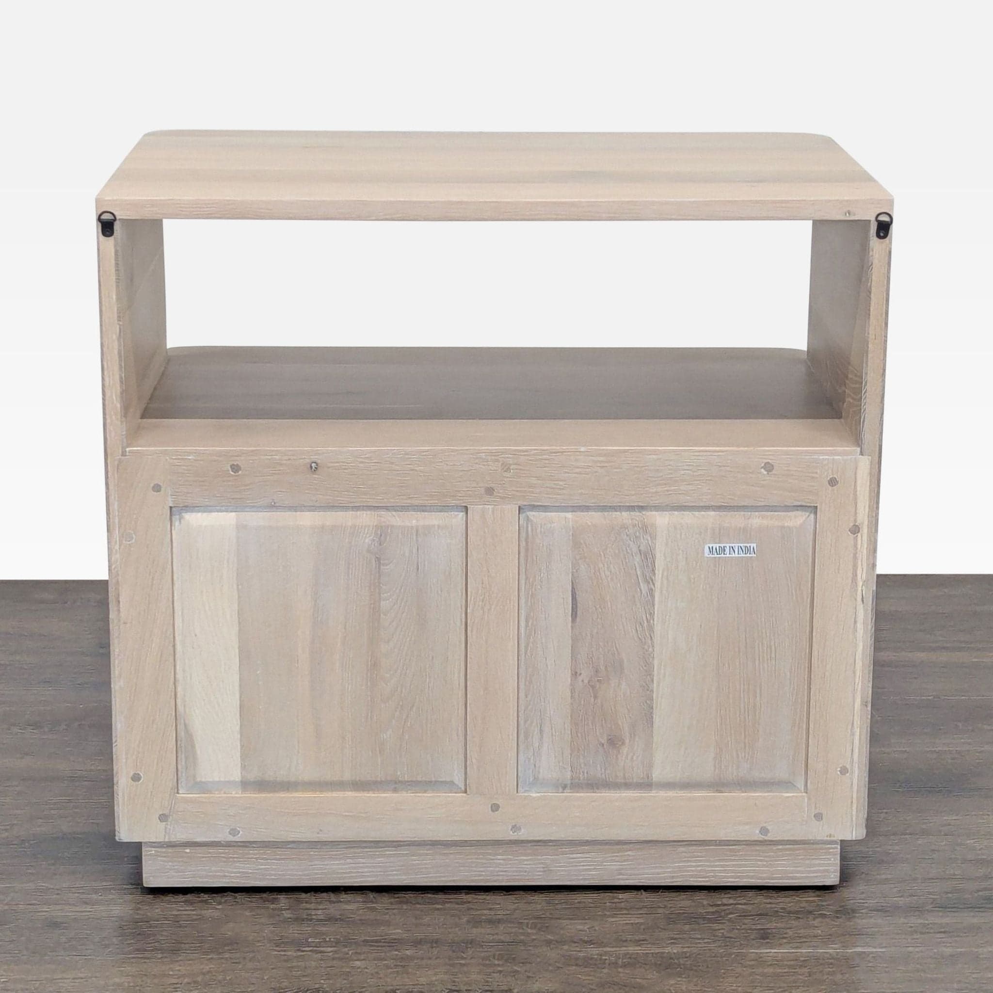 Two Drawer Nightstand with Open Shelf - Thumbnail 5