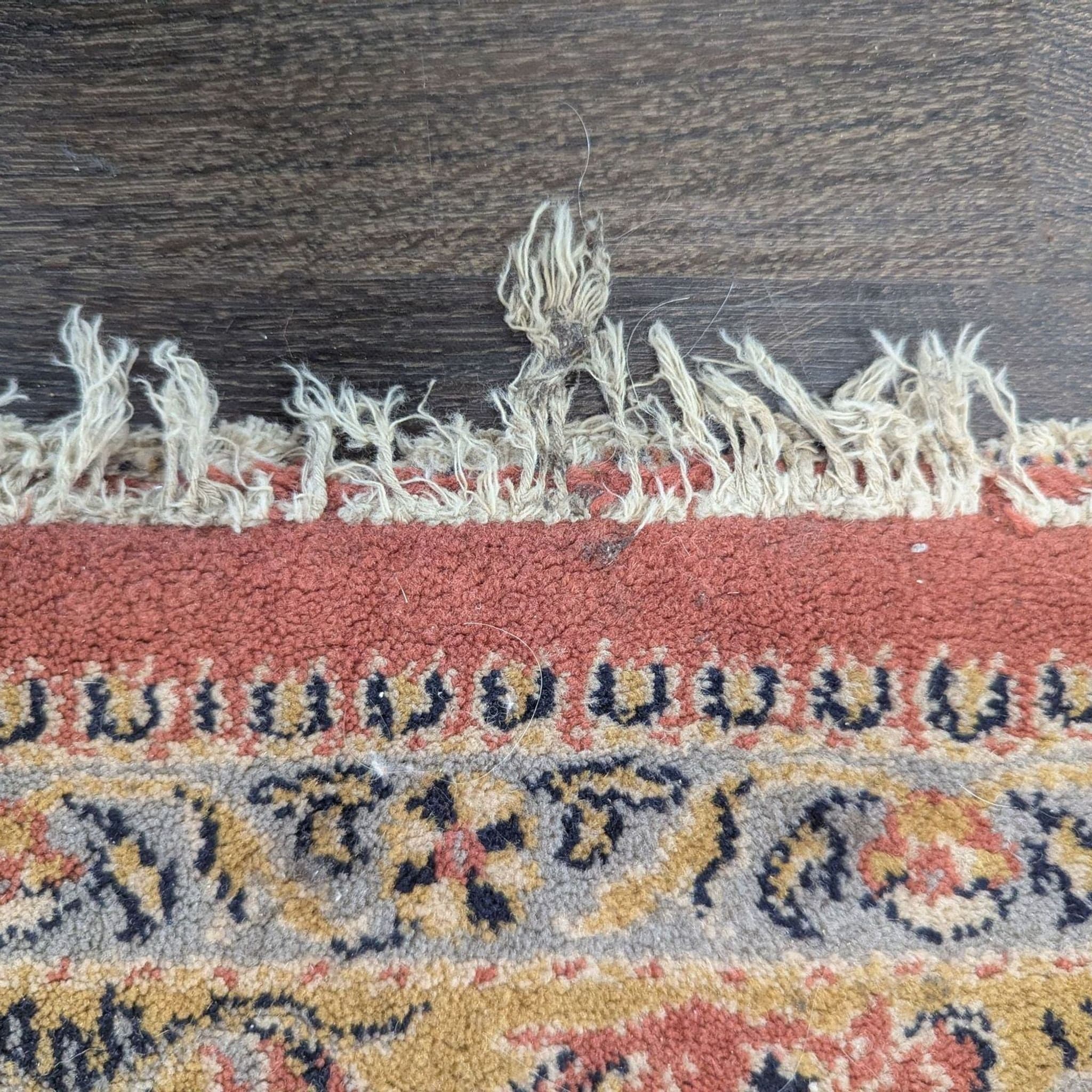 Couristan 10x6.5 Traditional Persian-Style Area Rug with Detailed Border, Red/Gold - Thumbnail 6