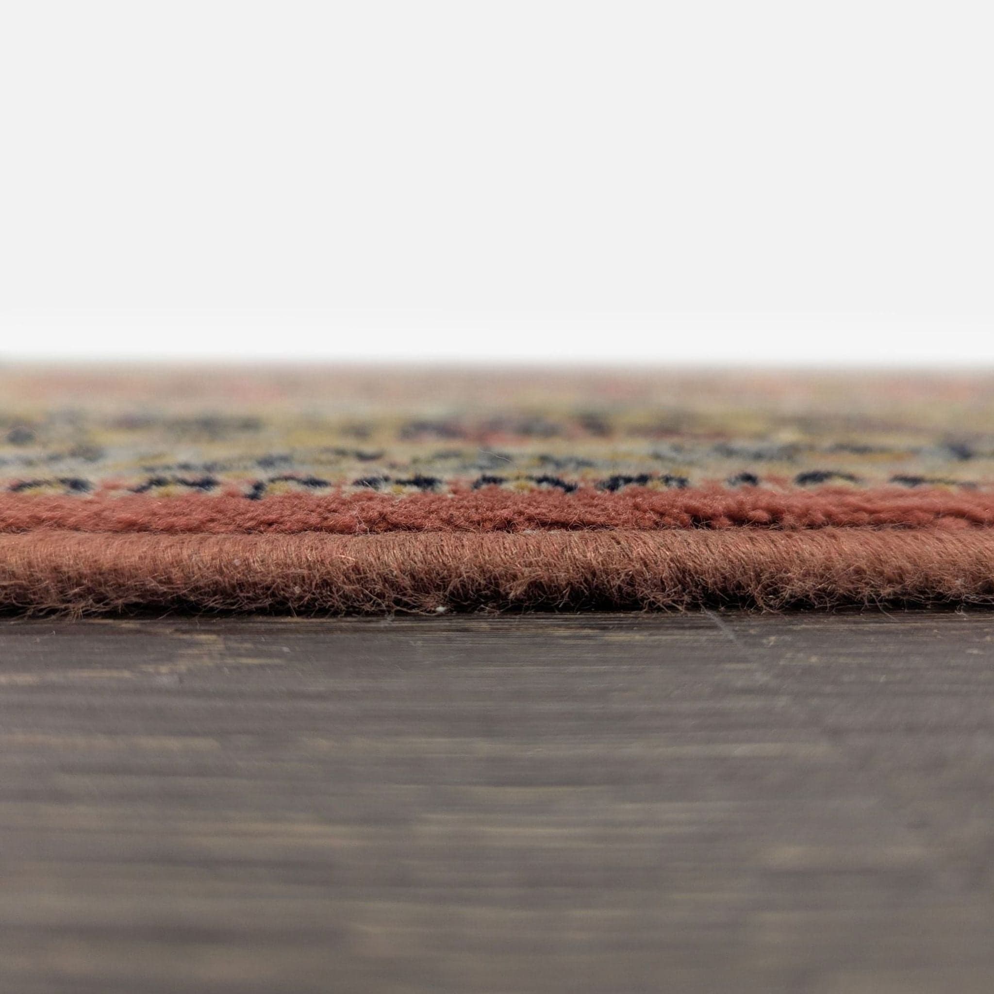 Couristan 10x6.5 Traditional Persian-Style Area Rug with Detailed Border, Red/Gold - Thumbnail 3