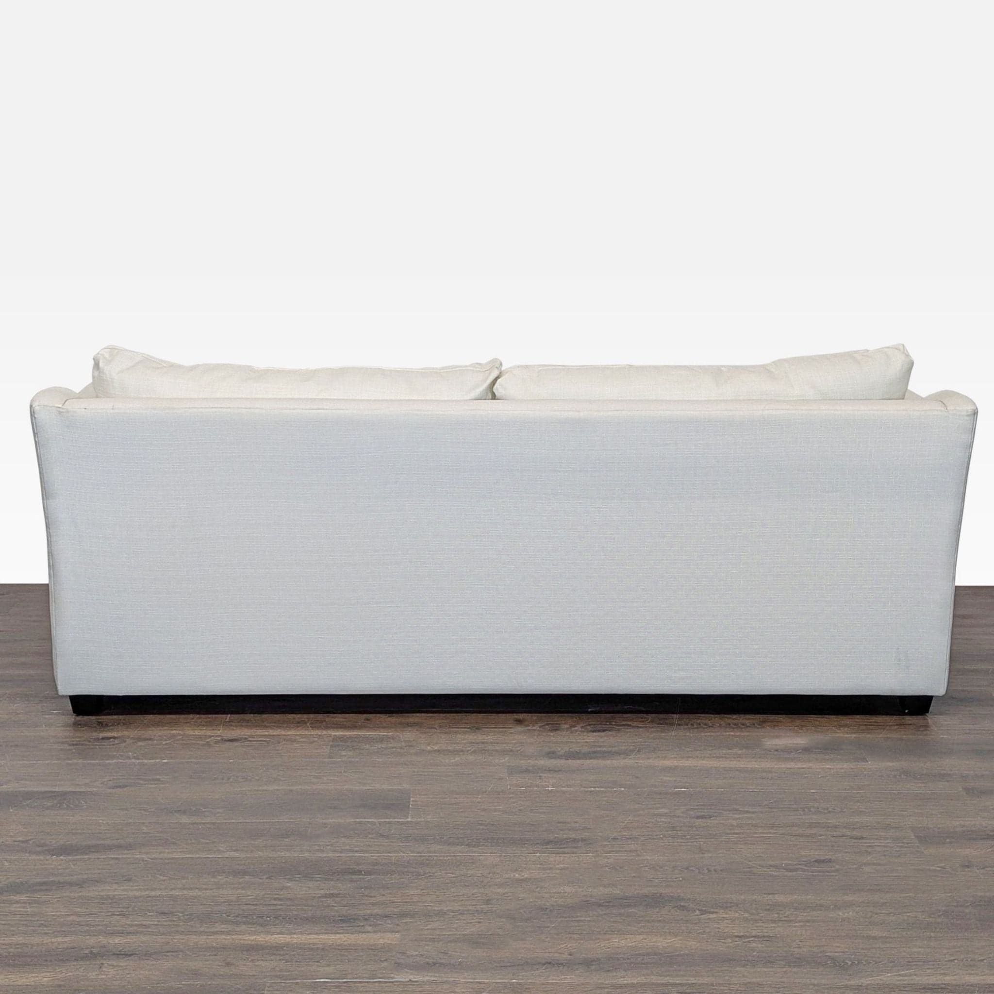 Pottery Barn York Slope Arm Modern Cream Sleeper Sofa with Pull-Out Bed - Thumbnail 3
