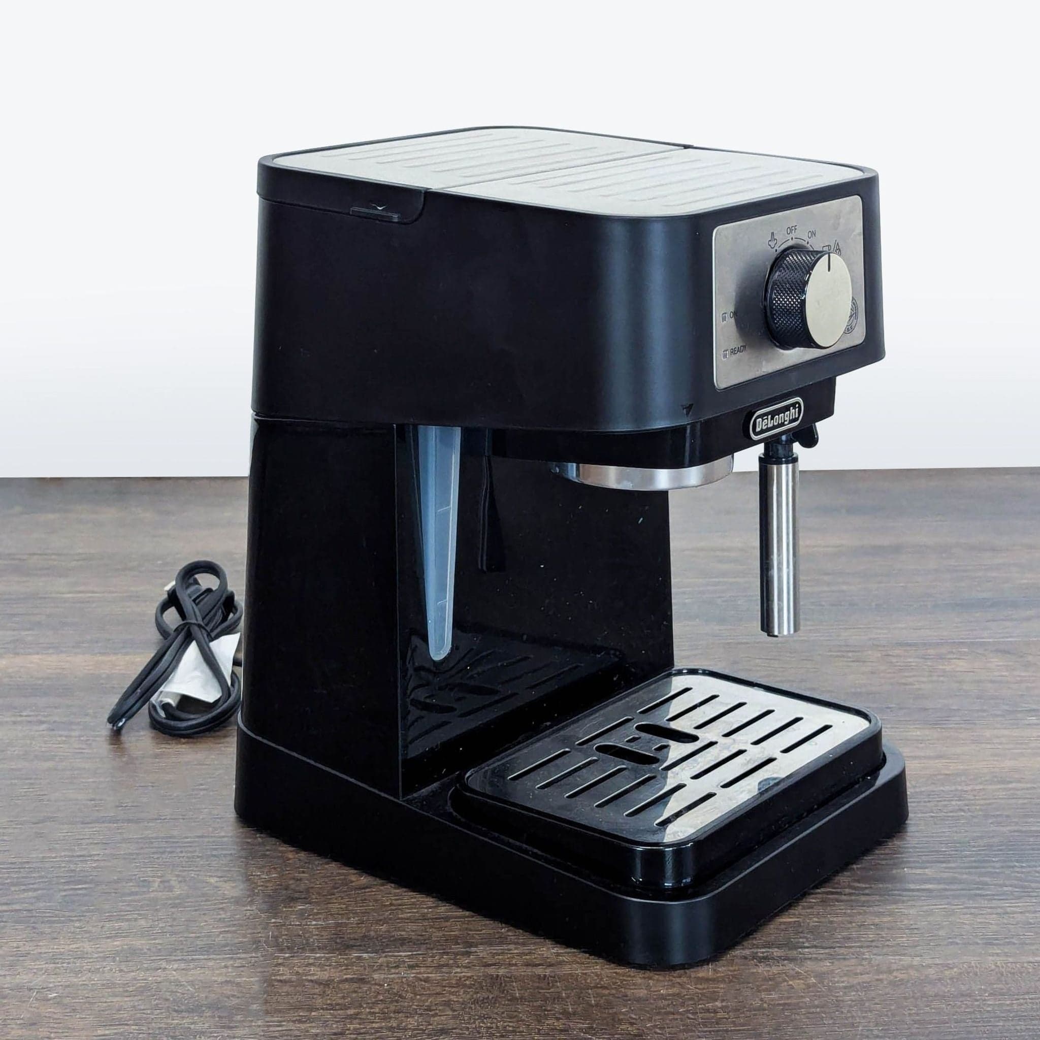 DeLonghi Espresso and Cappuccino Coffee Maker with Steam Wand - Black - Thumbnail 2